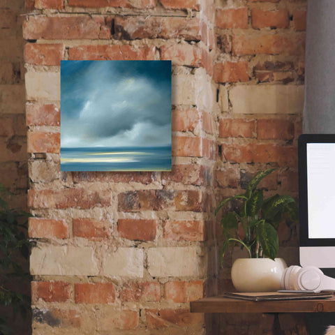 Image of 'Skaket Blue' by Rick Fleury, Giclee Canvas Wall Art,12 x 12