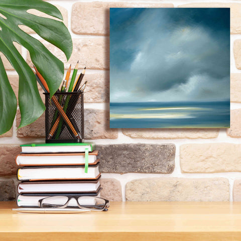 Image of 'Skaket Blue' by Rick Fleury, Giclee Canvas Wall Art,12 x 12