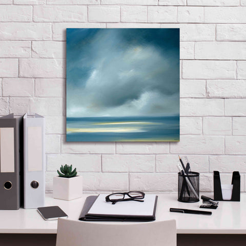 Image of 'Skaket Blue' by Rick Fleury, Giclee Canvas Wall Art,18 x 18