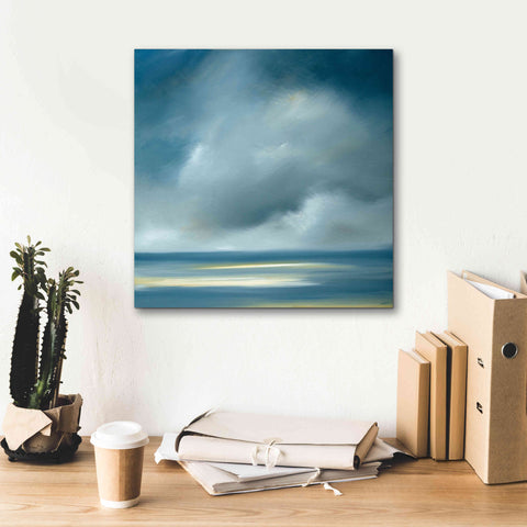 Image of 'Skaket Blue' by Rick Fleury, Giclee Canvas Wall Art,18 x 18