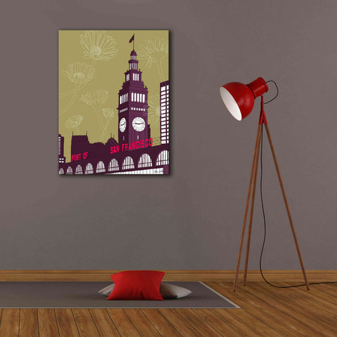 Image of 'Ferry Building - San Francisco' by Shane Donahue, Giclee Canvas Wall Art,26 x 34