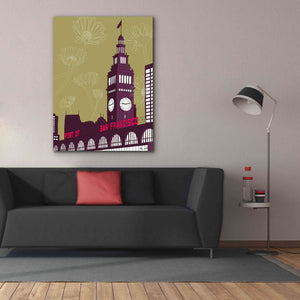 'Ferry Building - San Francisco' by Shane Donahue, Giclee Canvas Wall Art,40 x 54