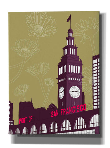 Image of 'Ferry Building - San Francisco' by Shane Donahue, Giclee Canvas Wall Art