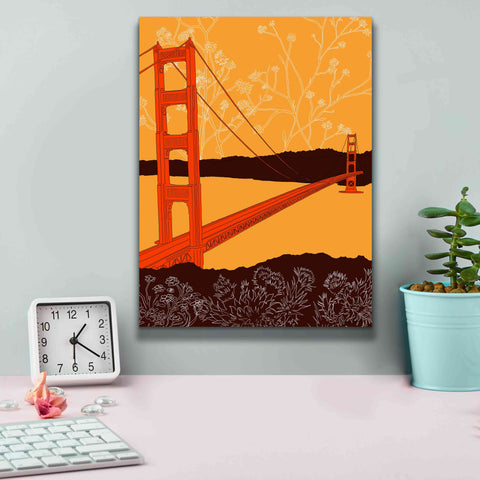 Image of 'Golden Gate Bridge - Headlands' by Shane Donahue, Giclee Canvas Wall Art,12 x 16