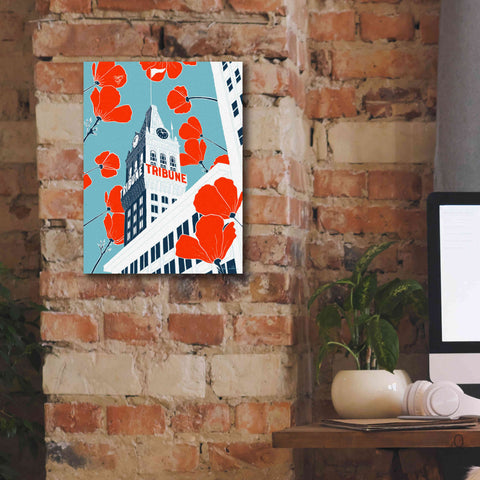 Image of 'Tribune Tower - Oakland' by Shane Donahue, Giclee Canvas Wall Art,12 x 16