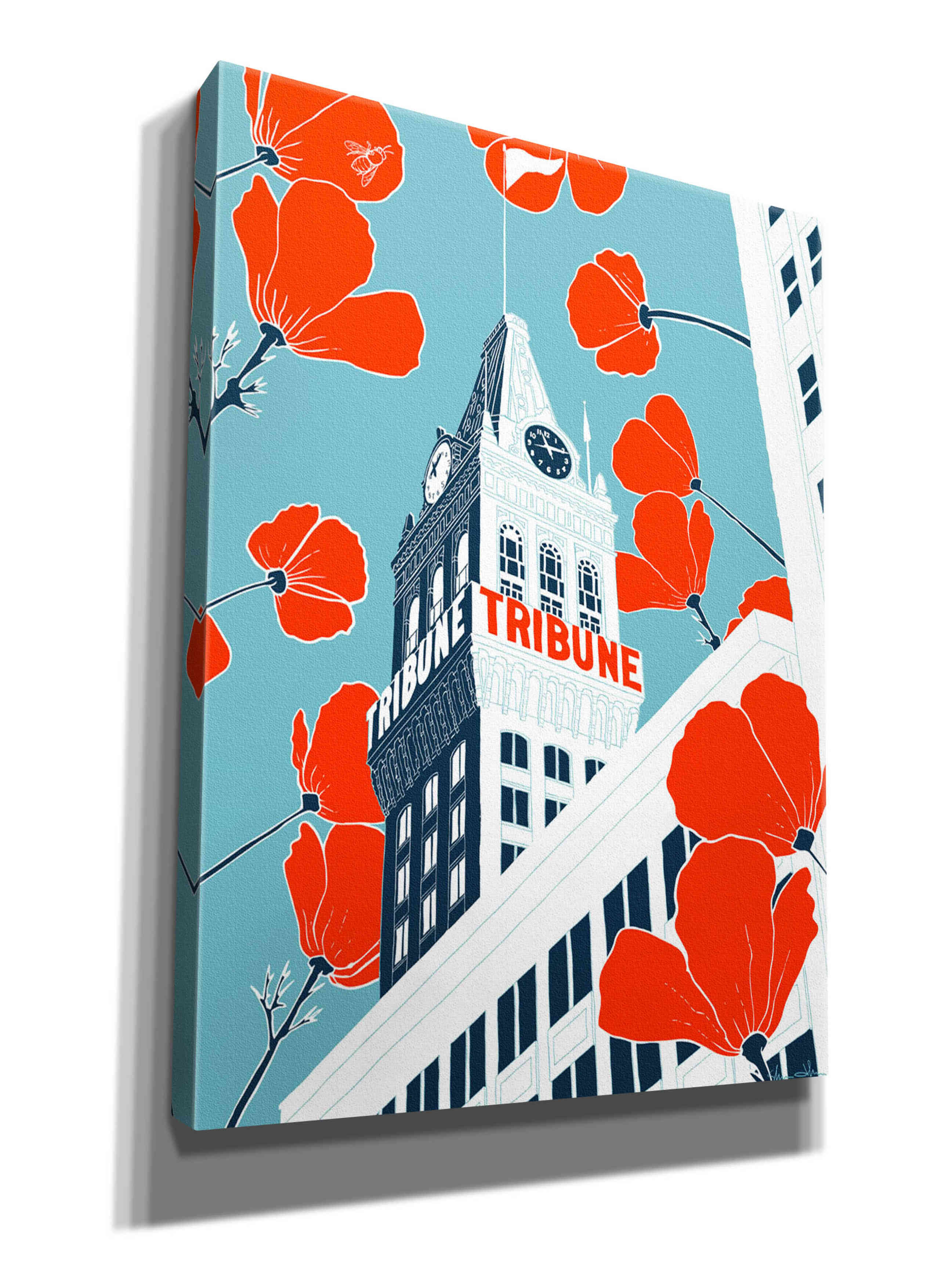 'Tribune Tower - Oakland' by Shane Donahue, Giclee Canvas Wall Art