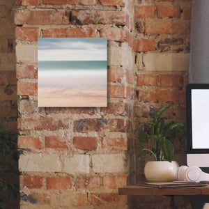 'Beach Sea Sky' by Wilco Dragt, Giclee Canvas Wall Art,12 x 12