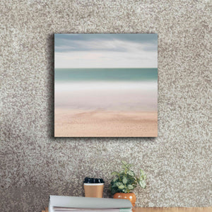 'Beach Sea Sky' by Wilco Dragt, Giclee Canvas Wall Art,18 x 18