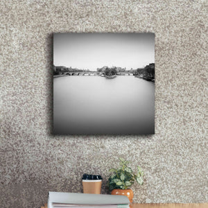 'Ile de la Cite' by Wilco Dragt, Giclee Canvas Wall Art,18 x 18