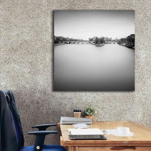 'Ile de la Cite' by Wilco Dragt, Giclee Canvas Wall Art,37 x 37