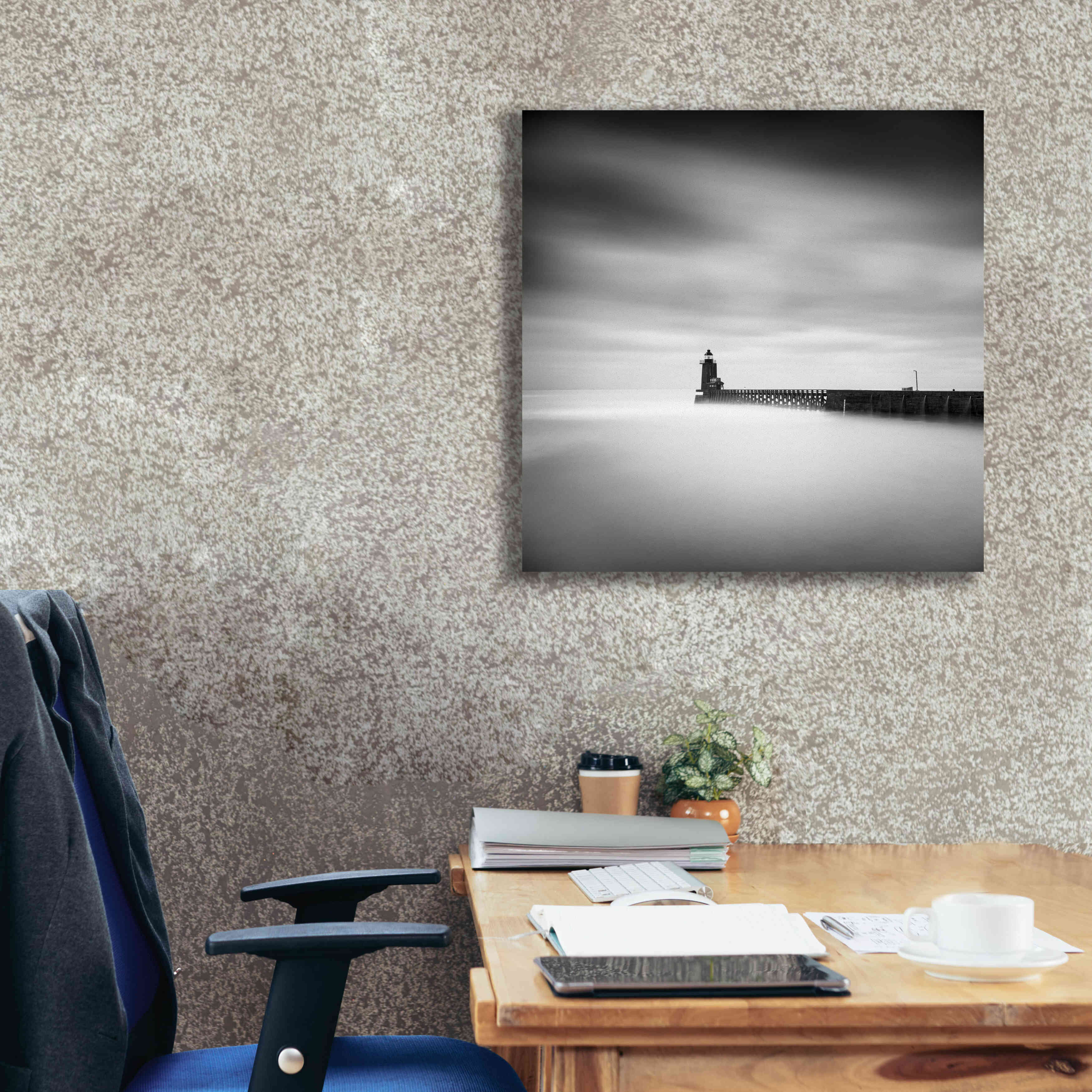 'Le Phare' by Wilco Dragt, Giclee Canvas Wall Art,26 x 26
