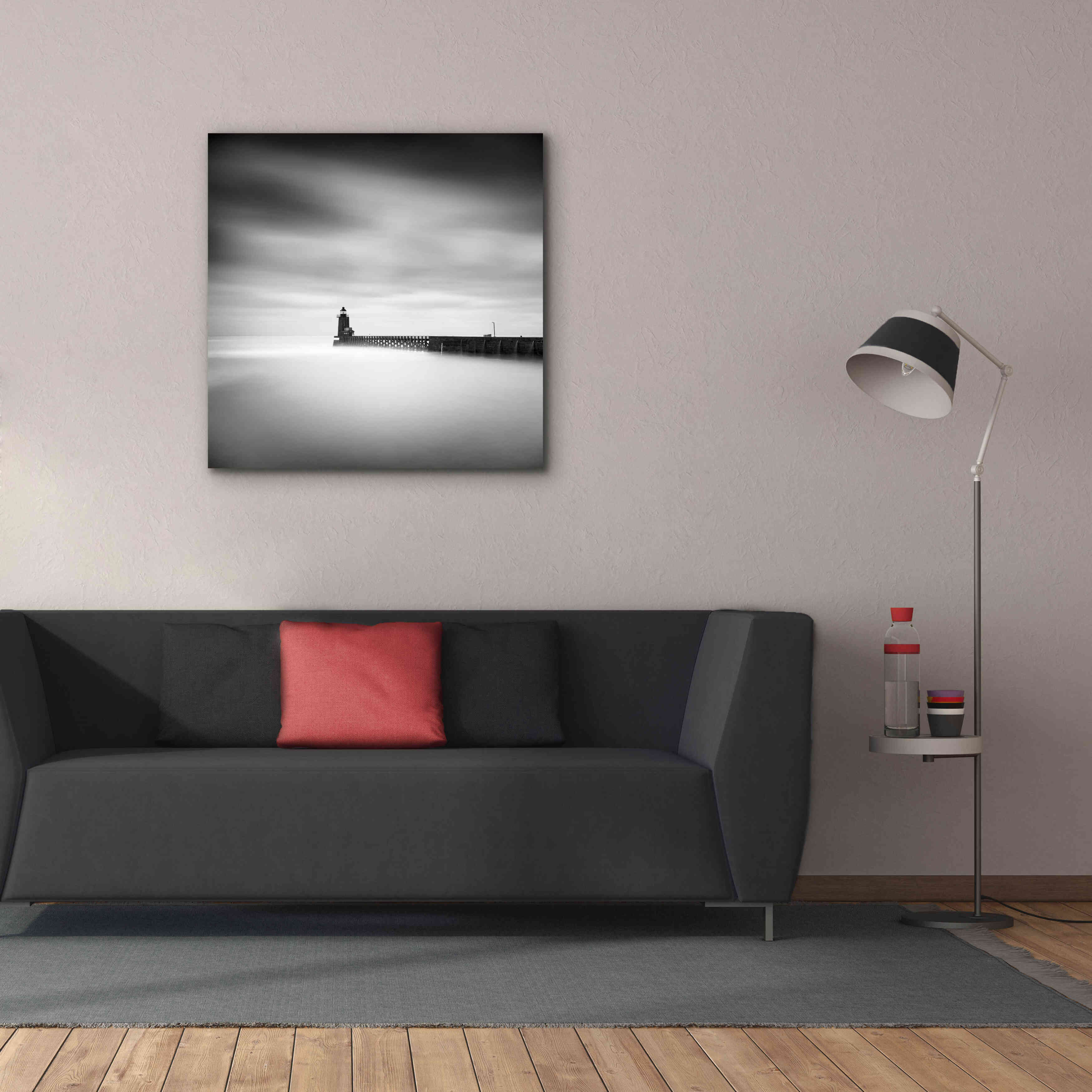 'Le Phare' by Wilco Dragt, Giclee Canvas Wall Art,37 x 37