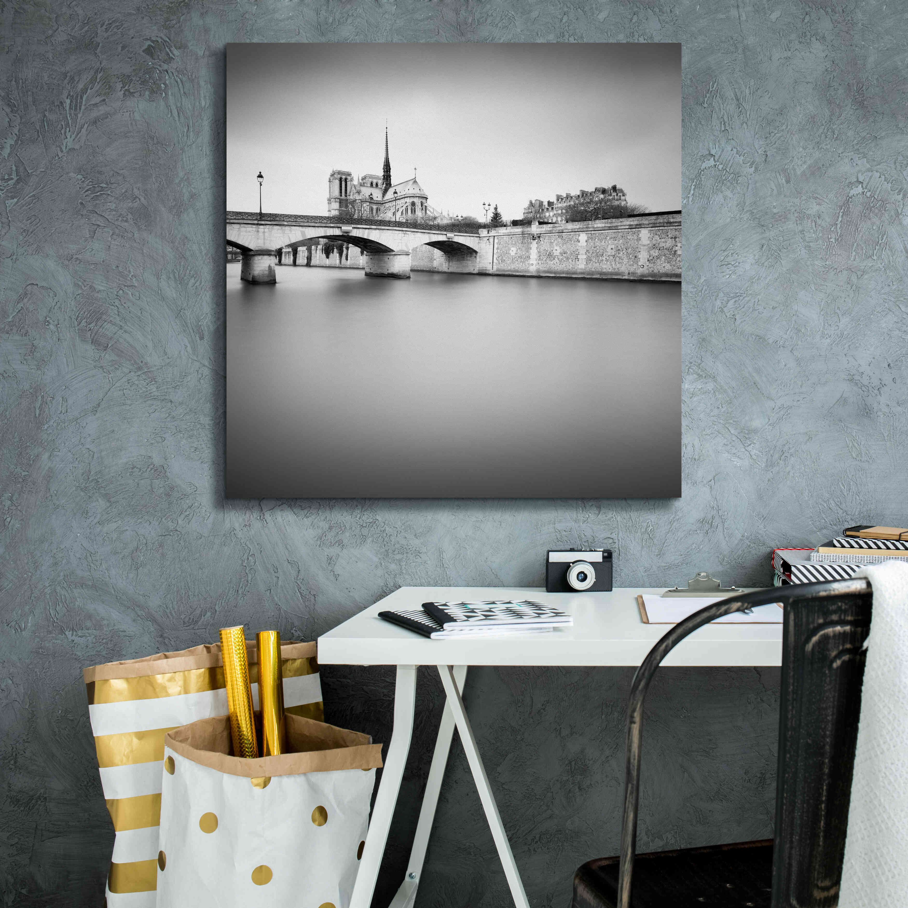 'Notre Dame I' by Wilco Dragt, Giclee Canvas Wall Art,26 x 26
