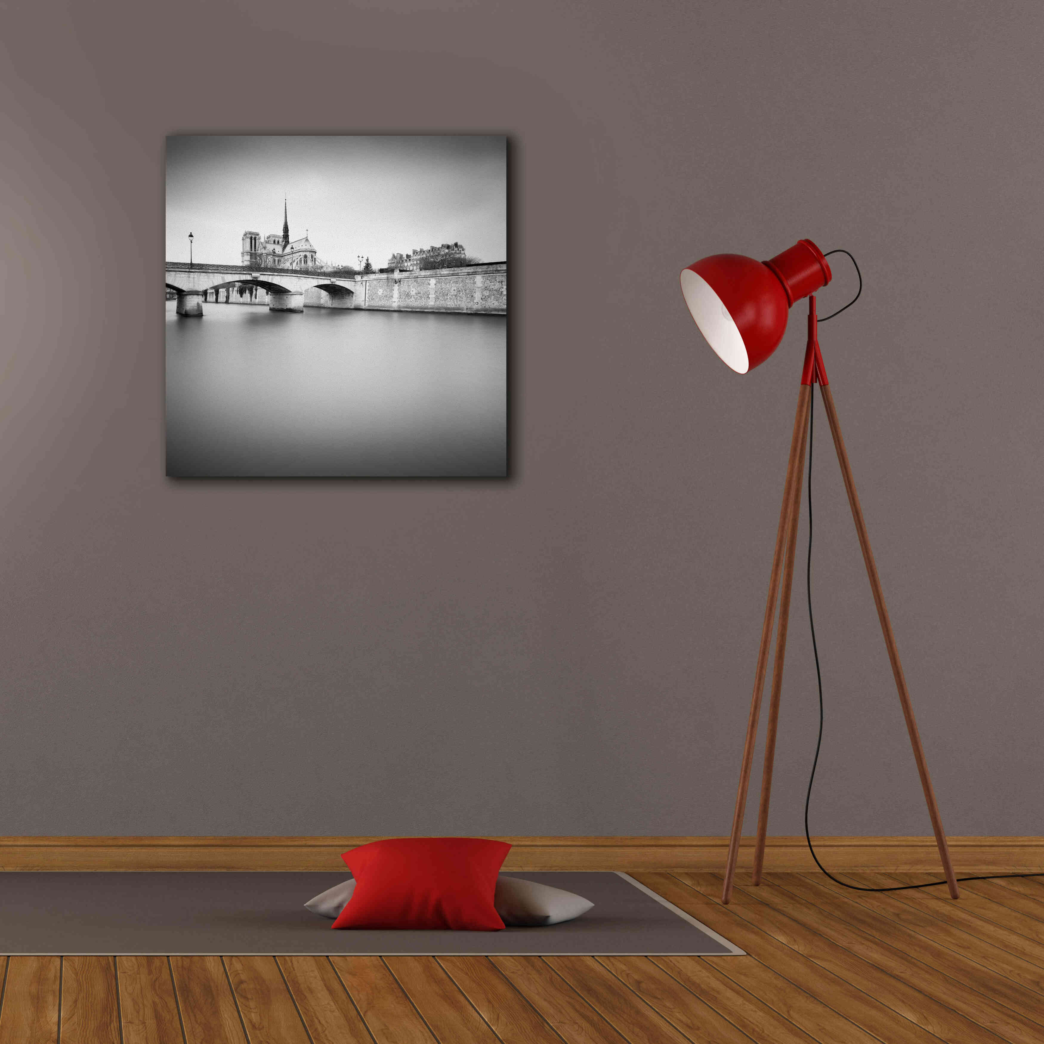 'Notre Dame I' by Wilco Dragt, Giclee Canvas Wall Art,26 x 26