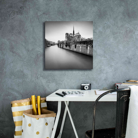 Image of 'Notre Dame II' by Wilco Dragt, Giclee Canvas Wall Art,18 x 18