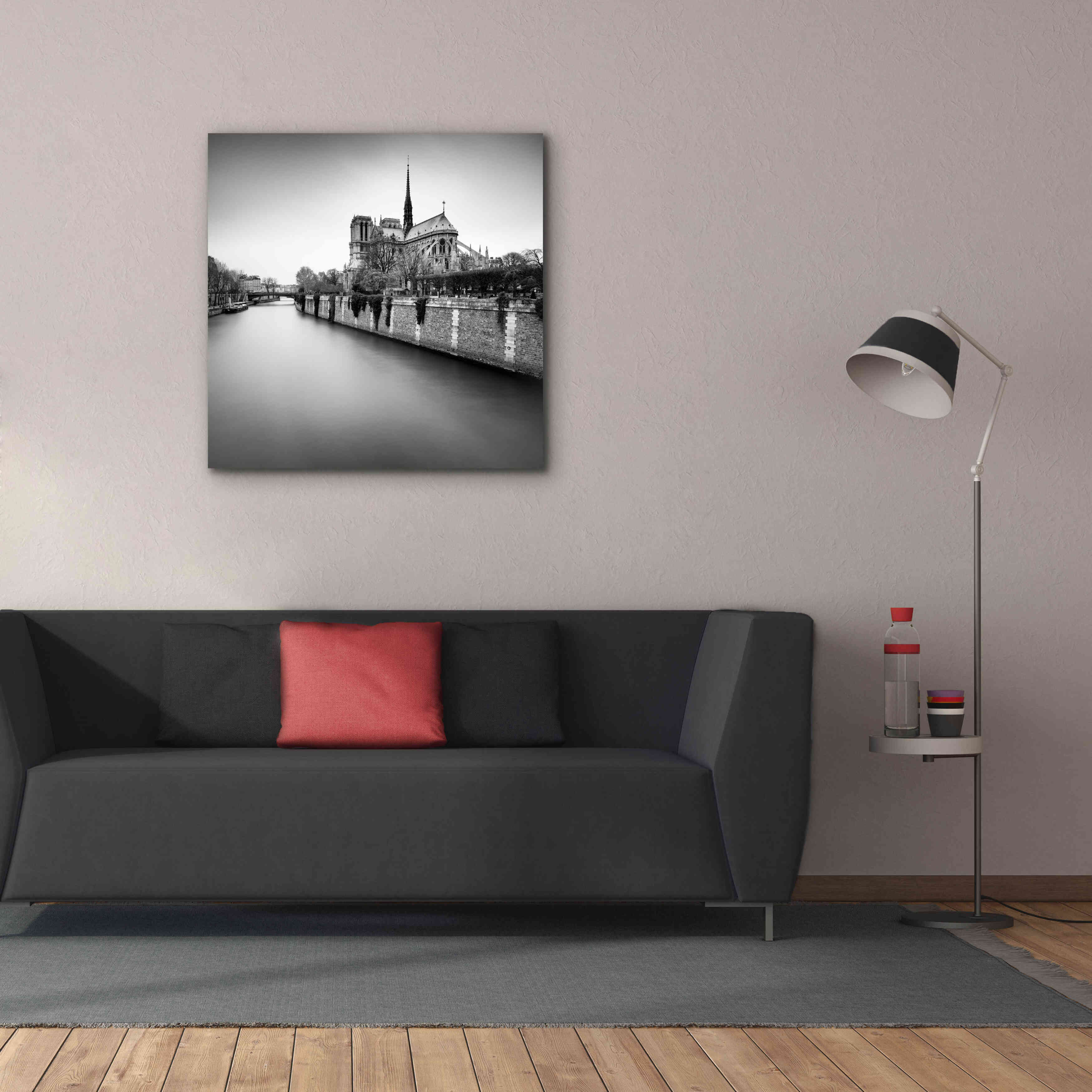 'Notre Dame II' by Wilco Dragt, Giclee Canvas Wall Art,37 x 37