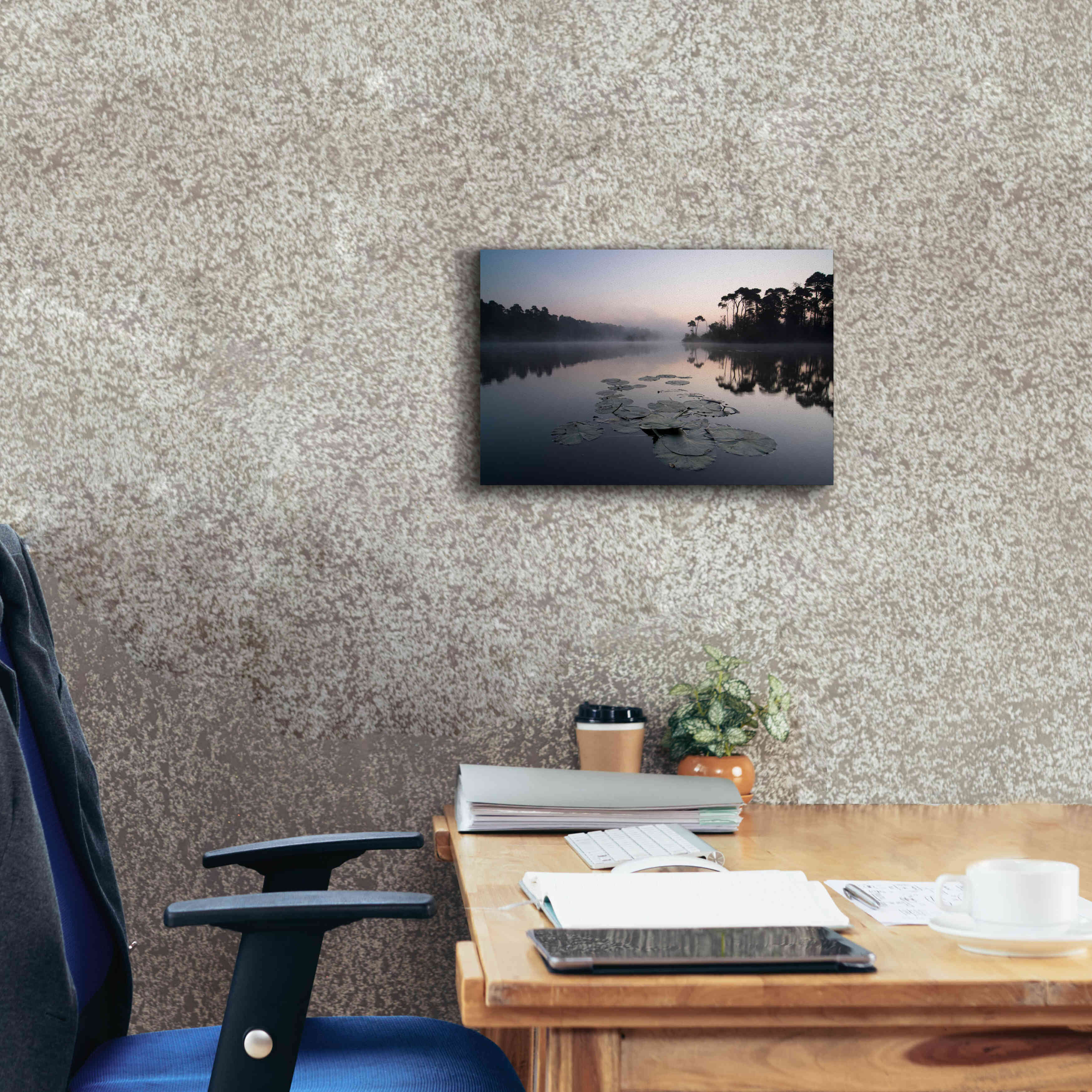 'Oisterwijkse Vennen' by Wilco Dragt, Giclee Canvas Wall Art,18 x 12