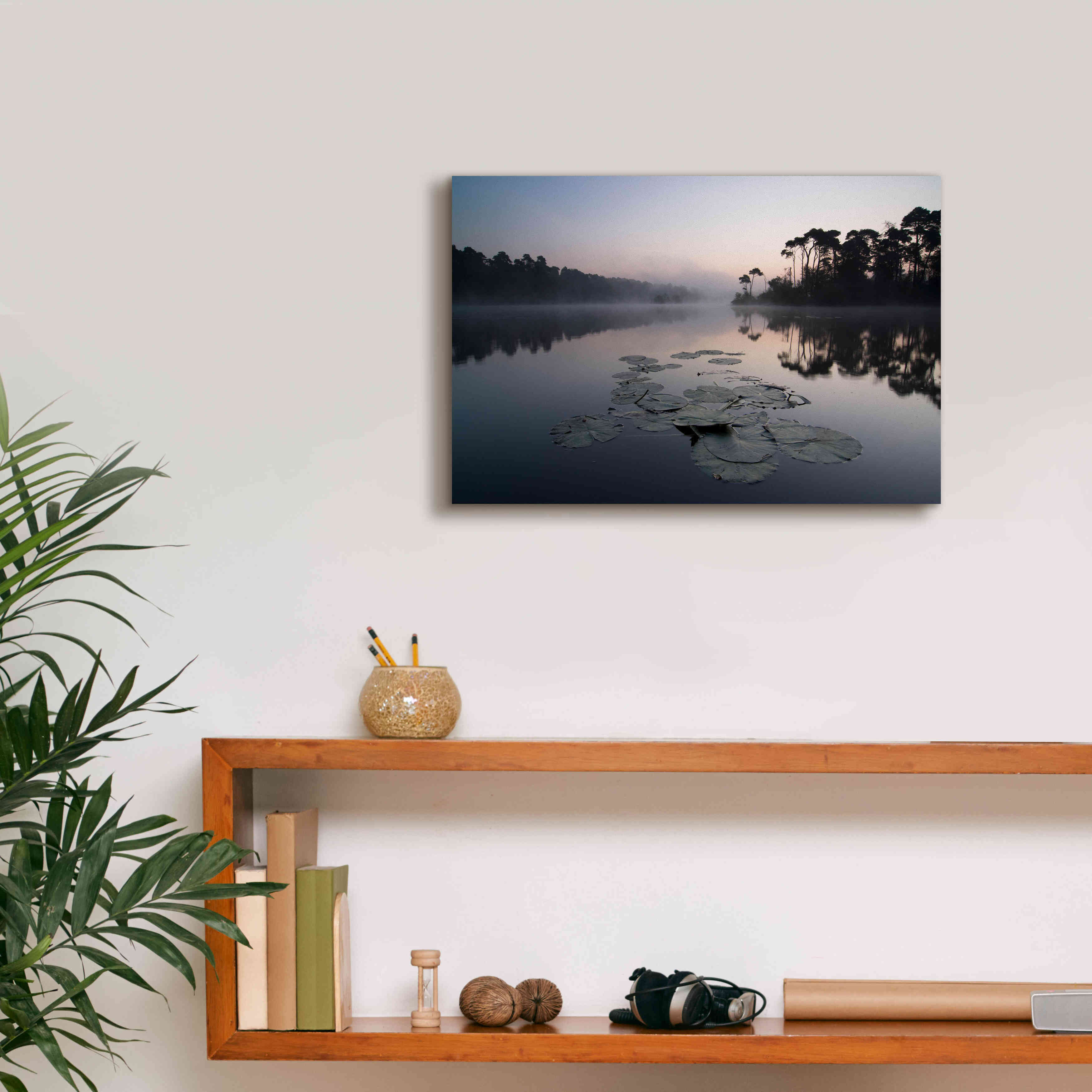 'Oisterwijkse Vennen' by Wilco Dragt, Giclee Canvas Wall Art,18 x 12