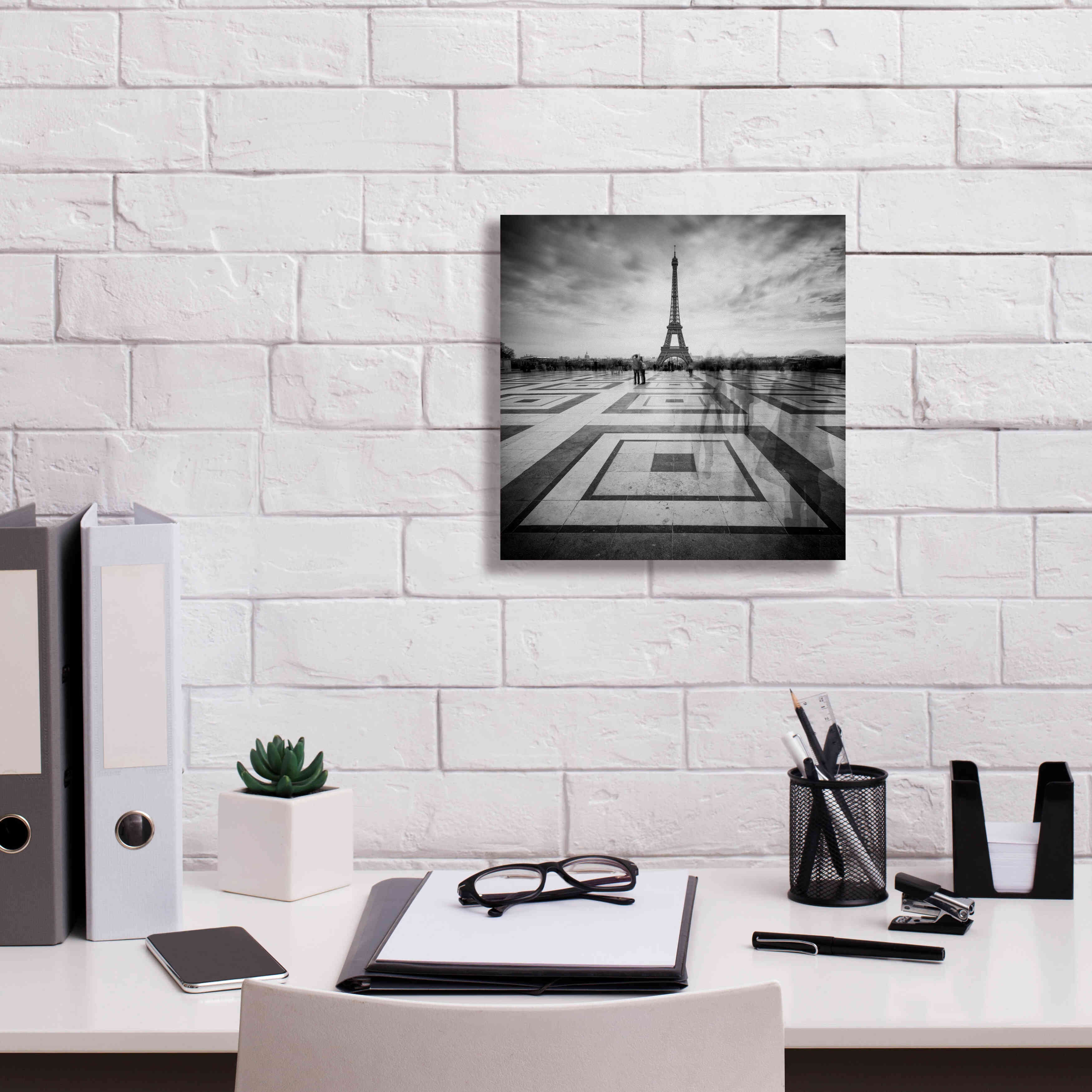 'Tourists' by Wilco Dragt, Giclee Canvas Wall Art,12 x 12