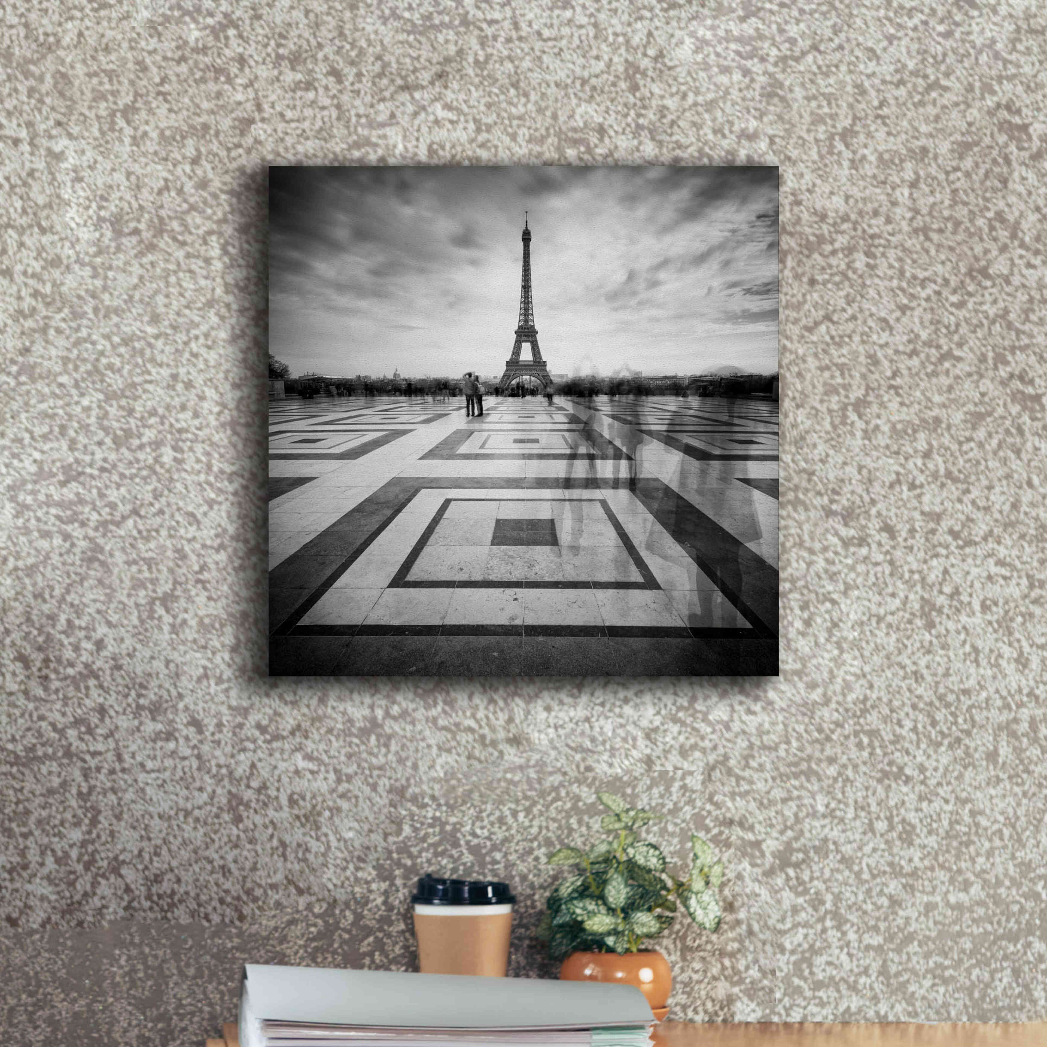 'Tourists' by Wilco Dragt, Giclee Canvas Wall Art,18 x 18