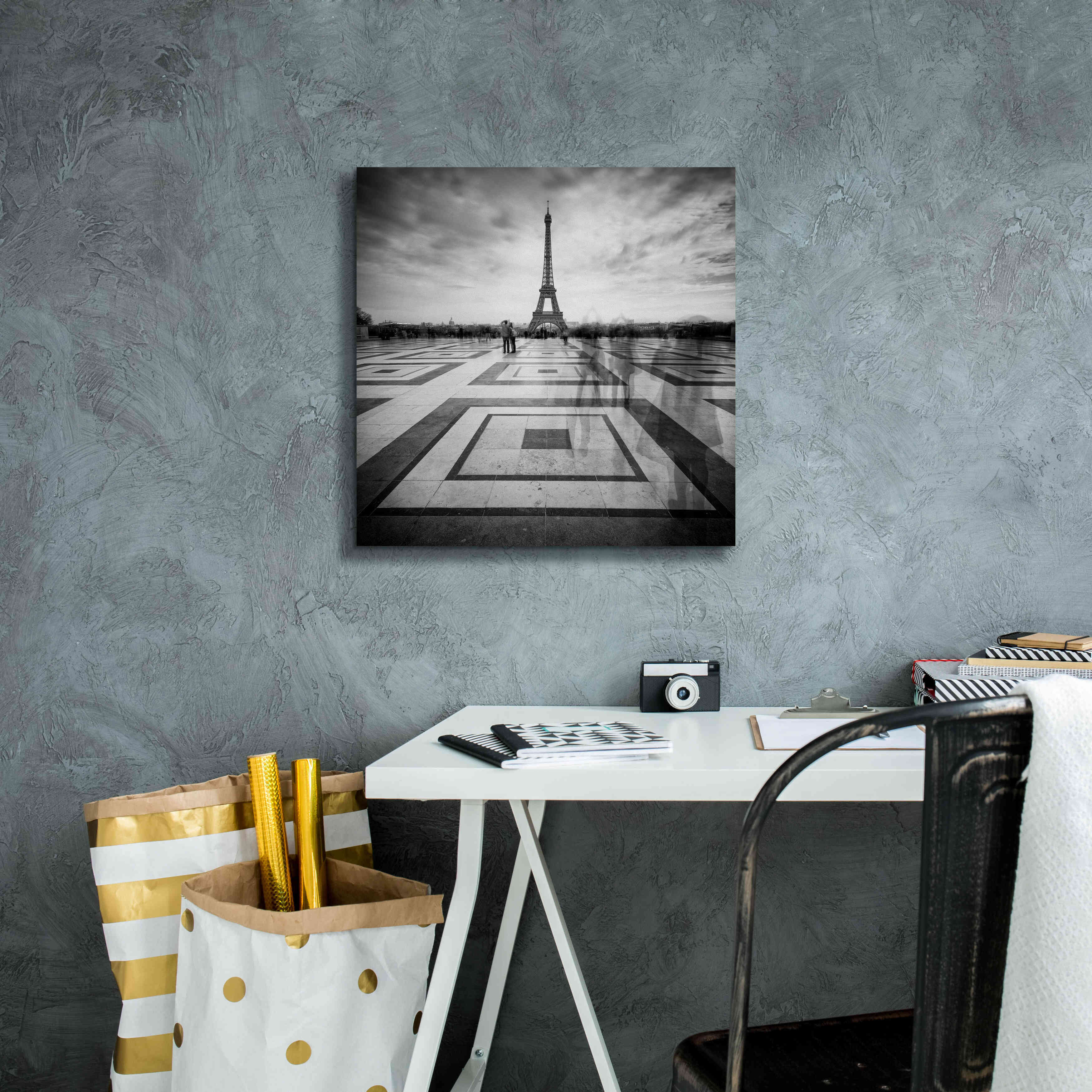 'Tourists' by Wilco Dragt, Giclee Canvas Wall Art,18 x 18