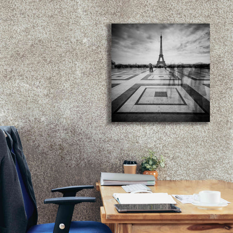 Image of 'Tourists' by Wilco Dragt, Giclee Canvas Wall Art,26 x 26
