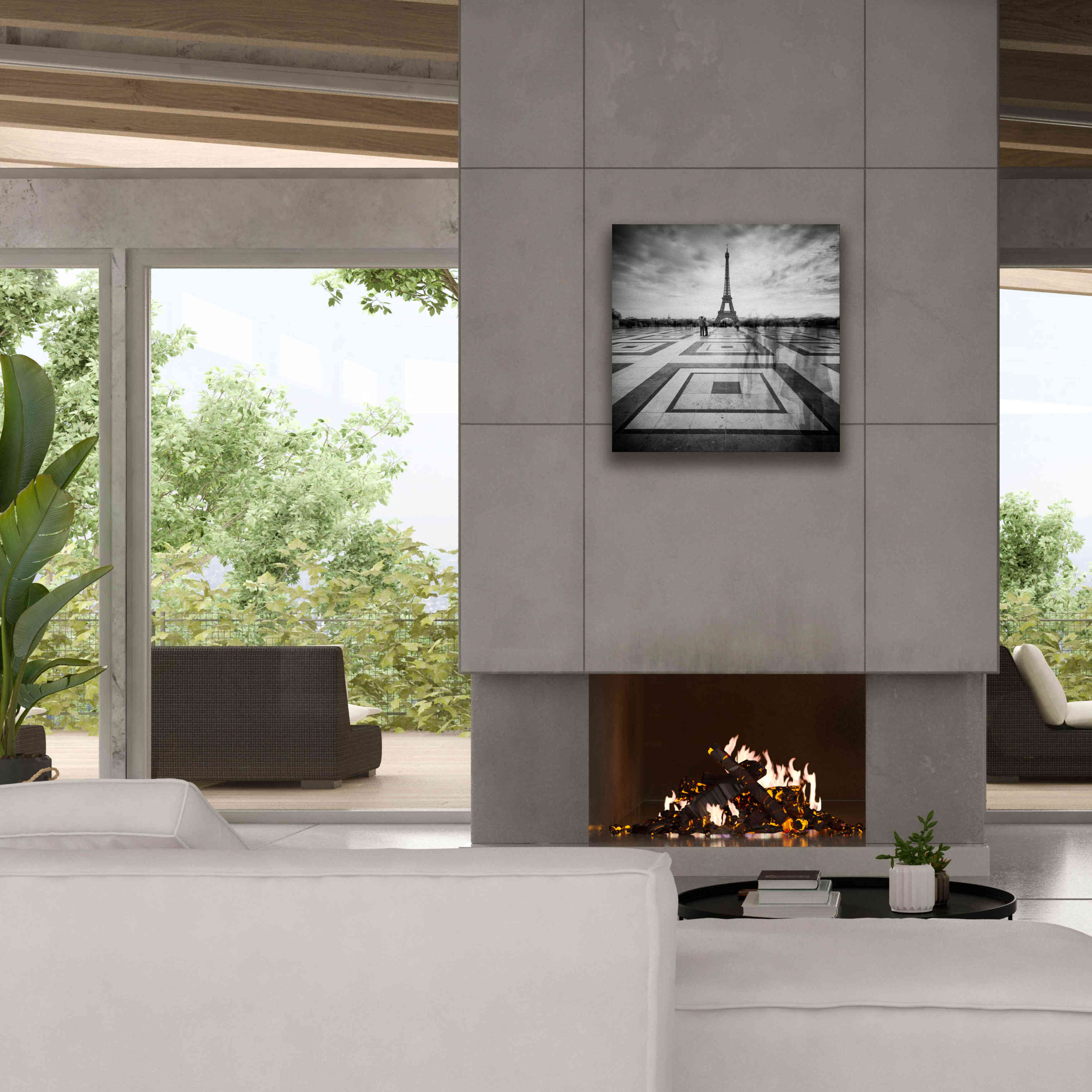 'Tourists' by Wilco Dragt, Giclee Canvas Wall Art,26 x 26