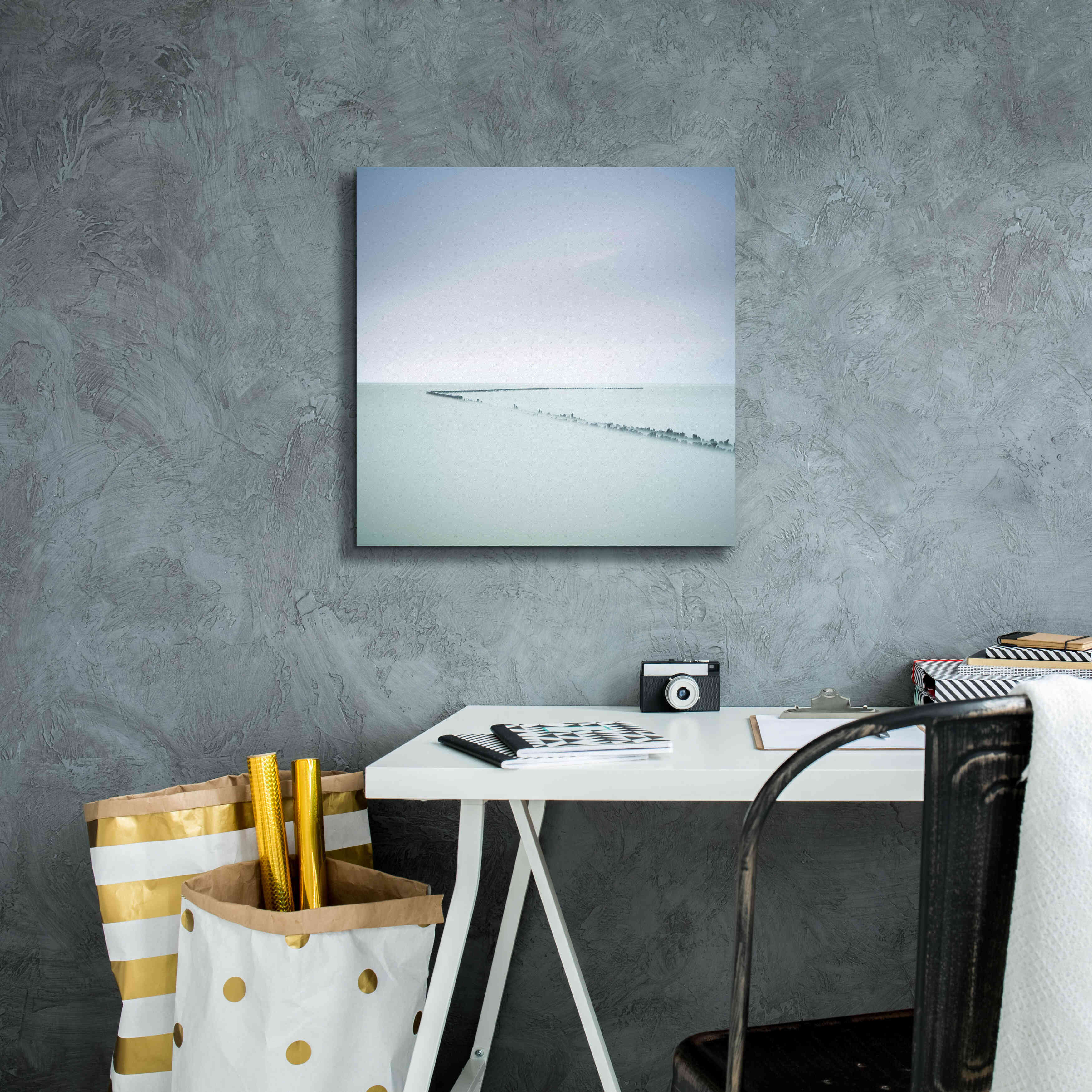 'When Time Has Passed' by Wilco Dragt, Giclee Canvas Wall Art,18 x 18
