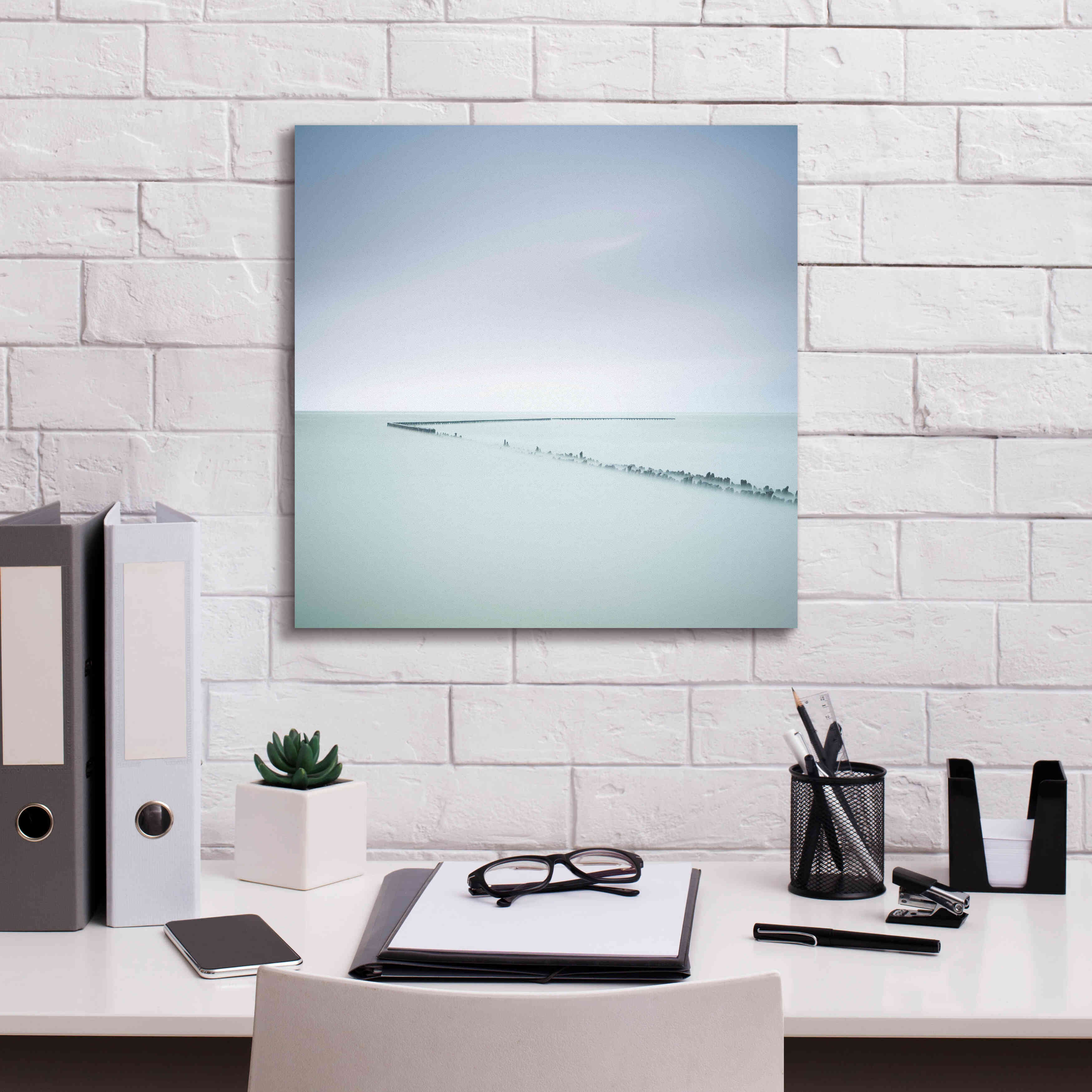 'When Time Has Passed' by Wilco Dragt, Giclee Canvas Wall Art,18 x 18