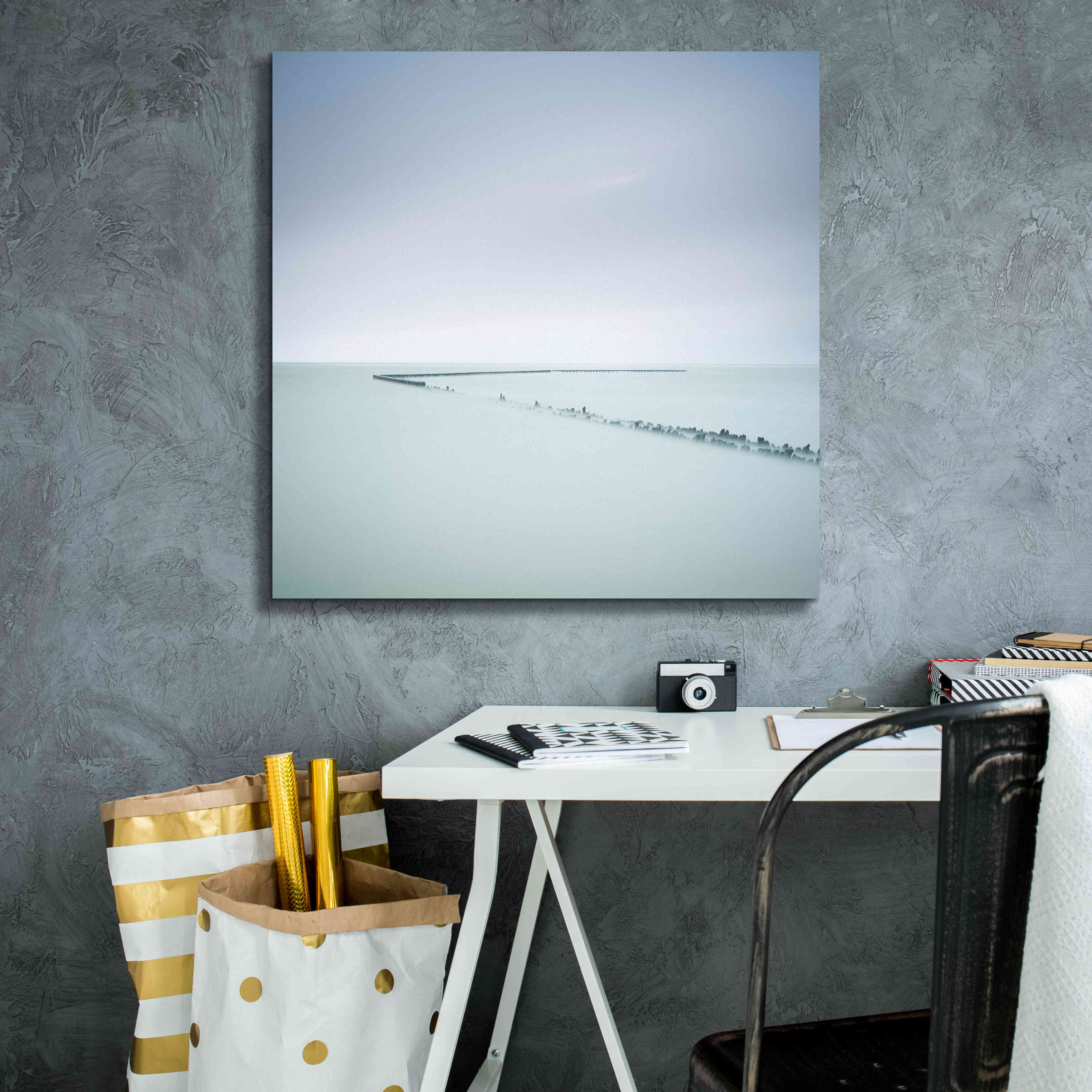 'When Time Has Passed' by Wilco Dragt, Giclee Canvas Wall Art,26 x 26