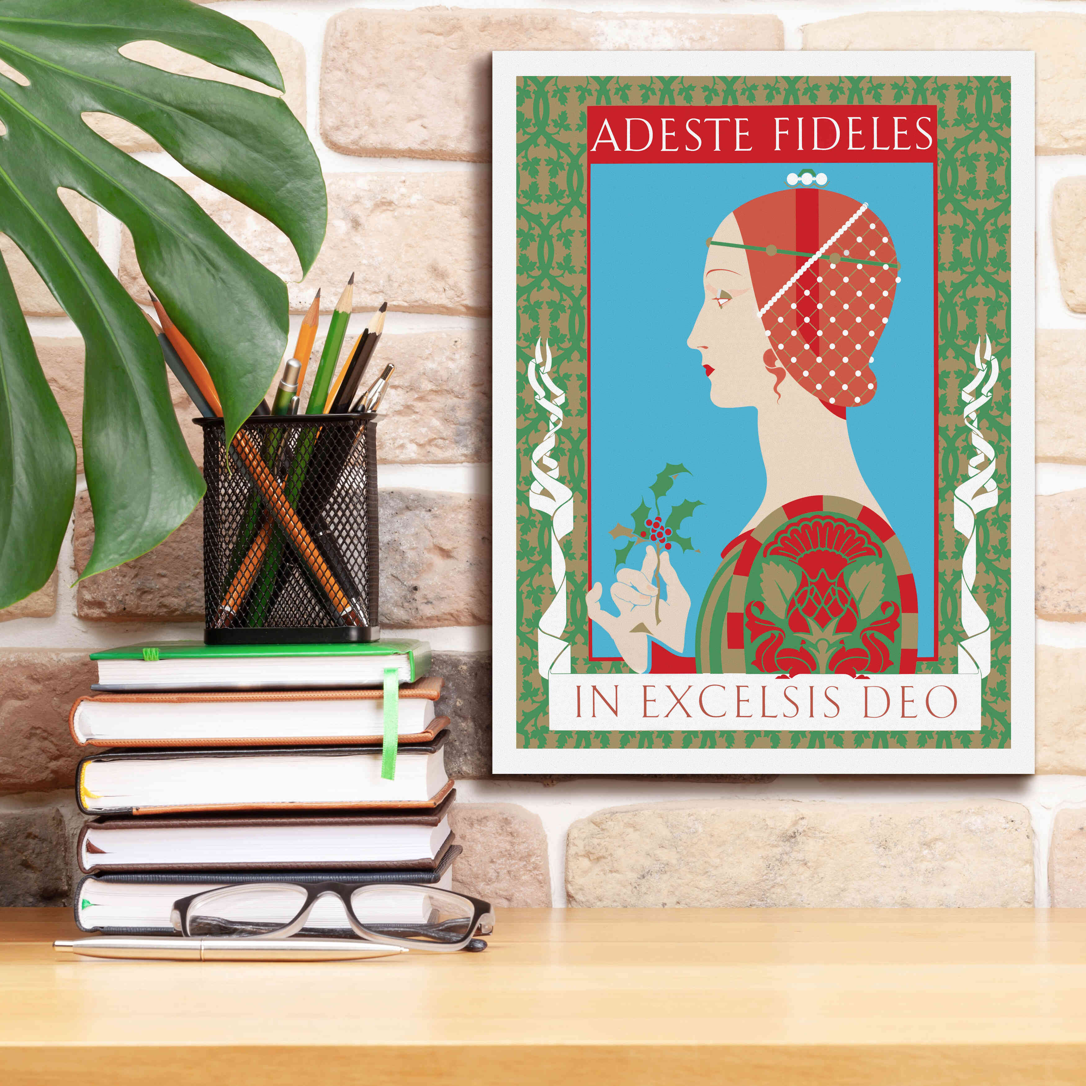 'Adeste Fidelis' by David Chestnutt, Giclee Canvas Wall Art,12 x 16