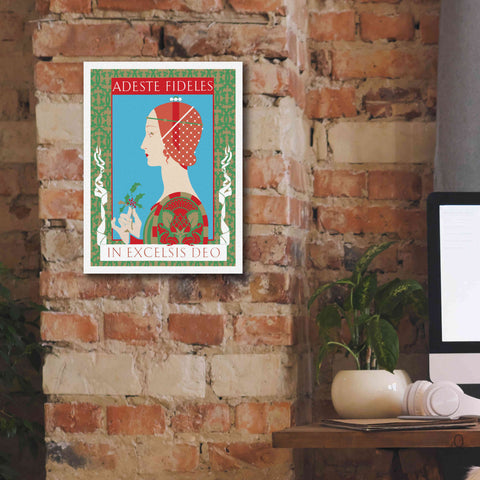 Image of 'Adeste Fidelis' by David Chestnutt, Giclee Canvas Wall Art,12 x 16
