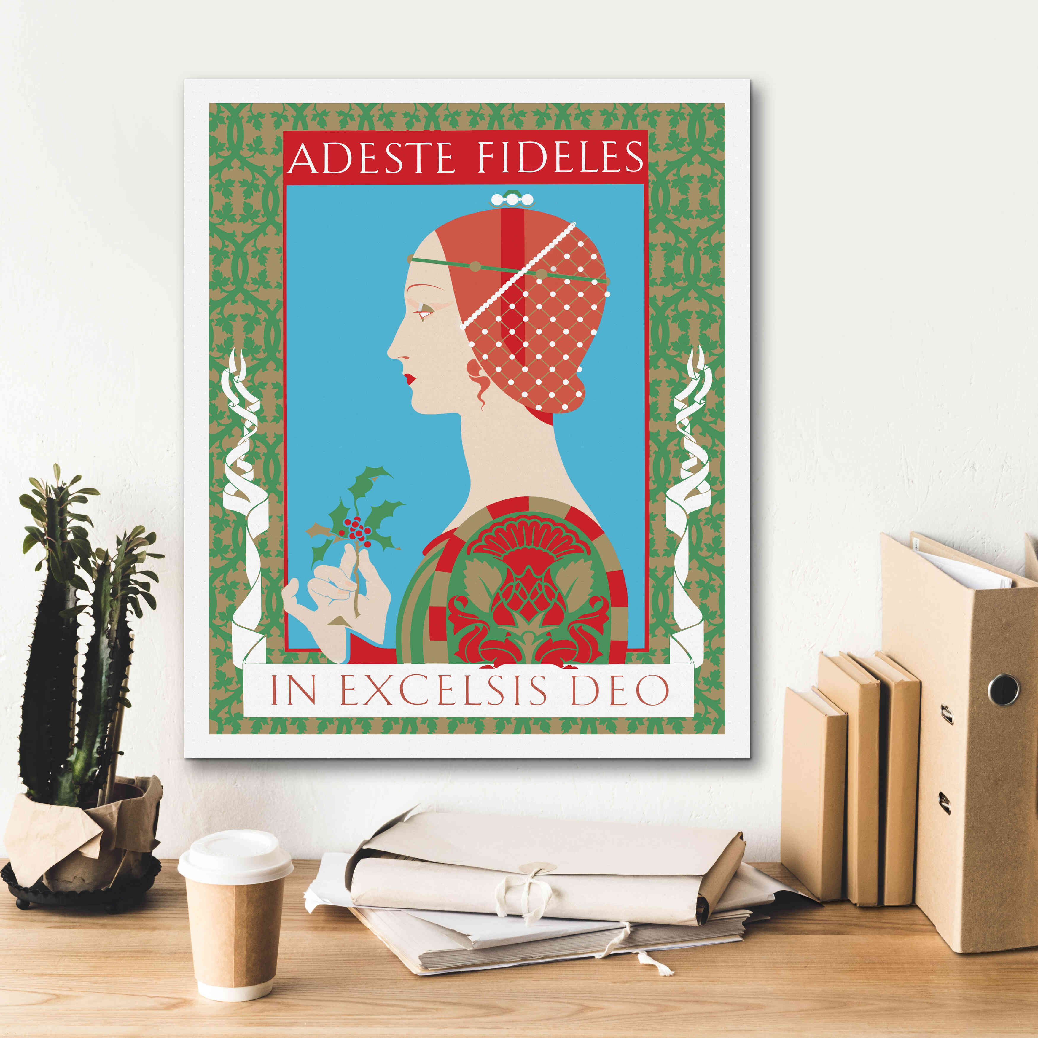 'Adeste Fidelis' by David Chestnutt, Giclee Canvas Wall Art,20 x 24