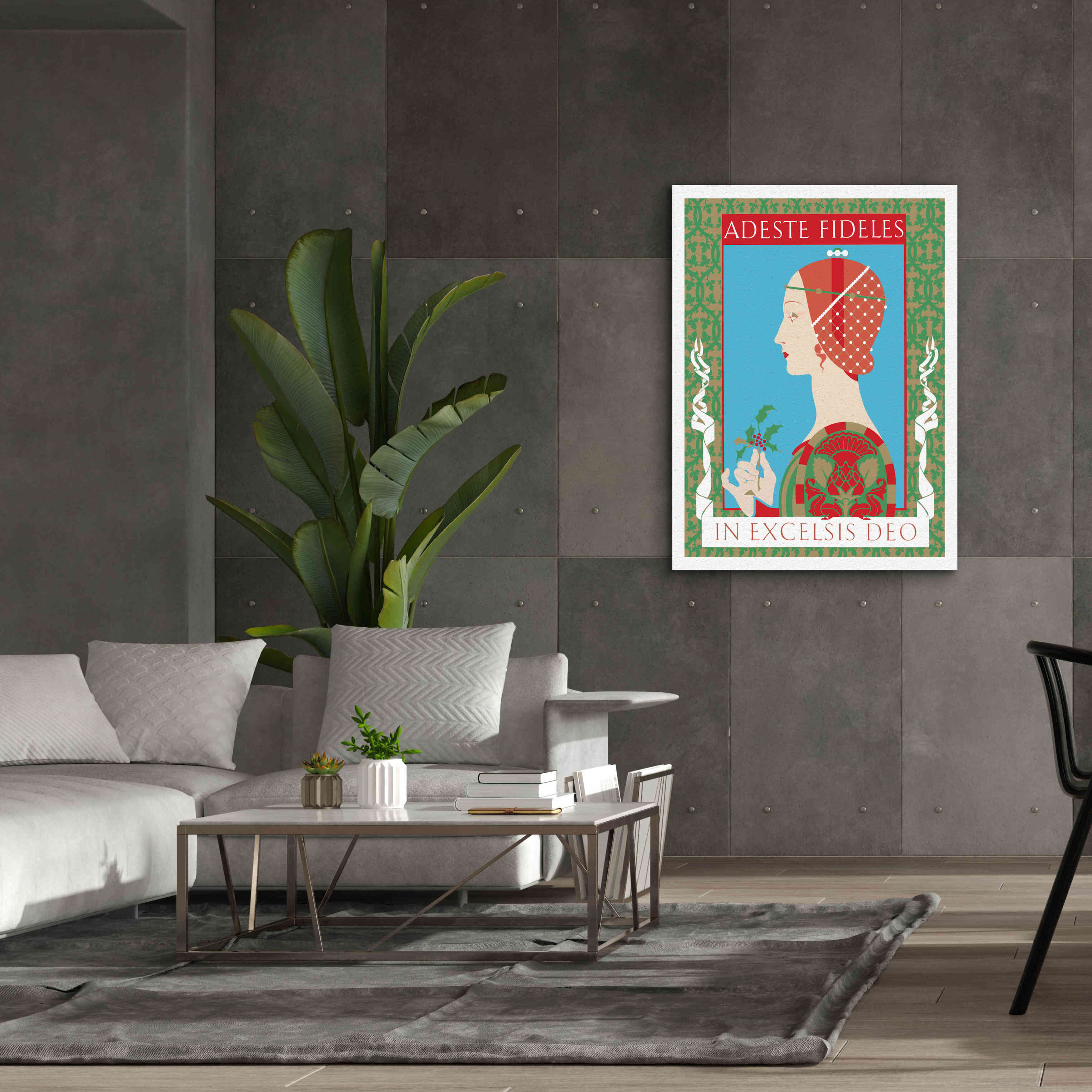 'Adeste Fidelis' by David Chestnutt, Giclee Canvas Wall Art,40 x 54
