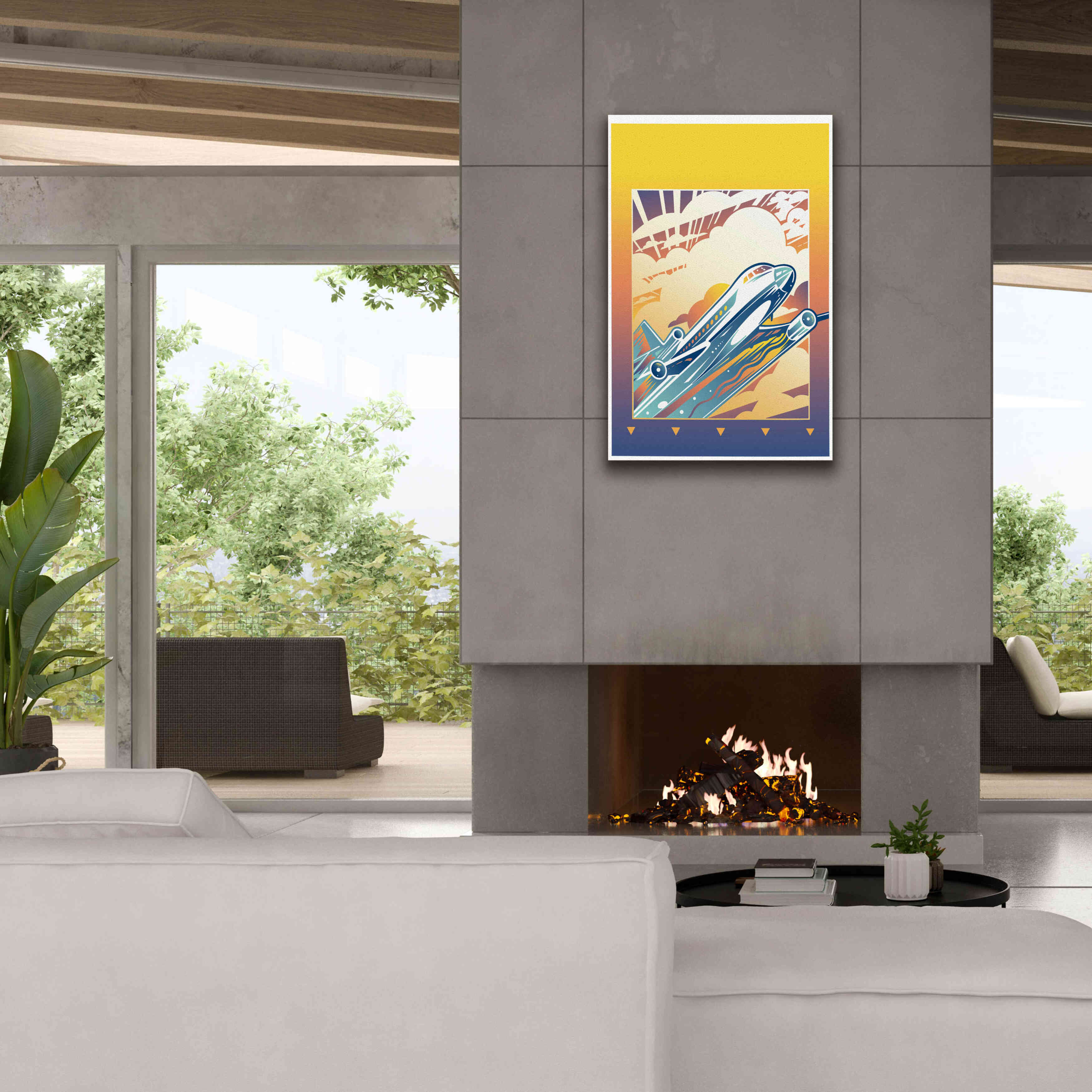 'Airlift' by David Chestnutt, Giclee Canvas Wall Art,26 x 40