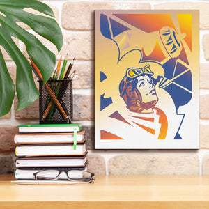 'Amelia Erhart' by David Chestnutt, Giclee Canvas Wall Art,12 x 16