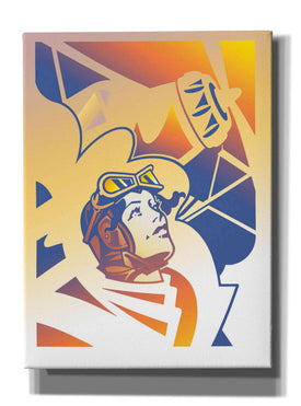 'Amelia Erhart' by David Chestnutt, Giclee Canvas Wall Art