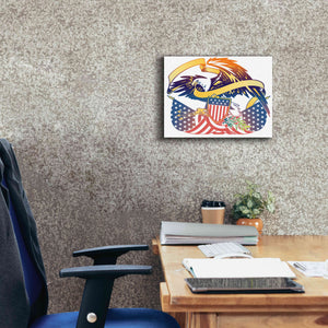 'American Eagle' by David Chestnutt, Giclee Canvas Wall Art,16 x 12