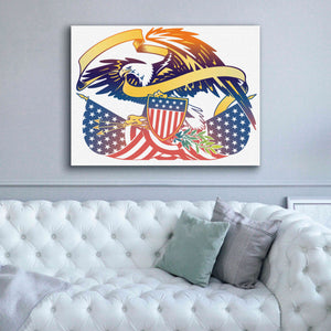 'American Eagle' by David Chestnutt, Giclee Canvas Wall Art,54 x 40