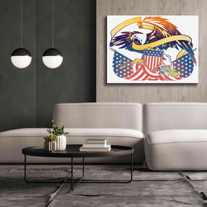 'American Eagle' by David Chestnutt, Giclee Canvas Wall Art,54 x 40