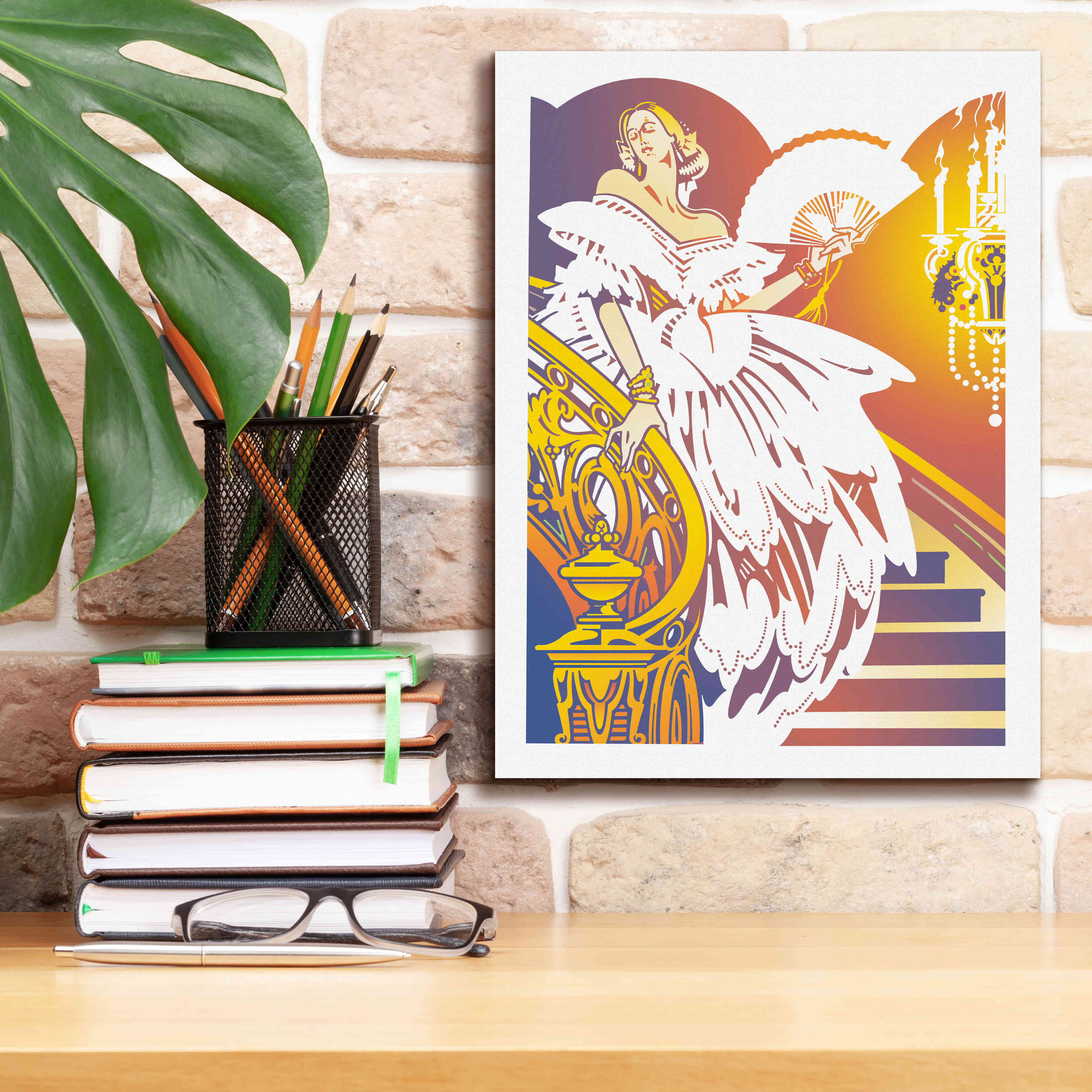 'Anti-Bellum' by David Chestnutt, Giclee Canvas Wall Art,12 x 16