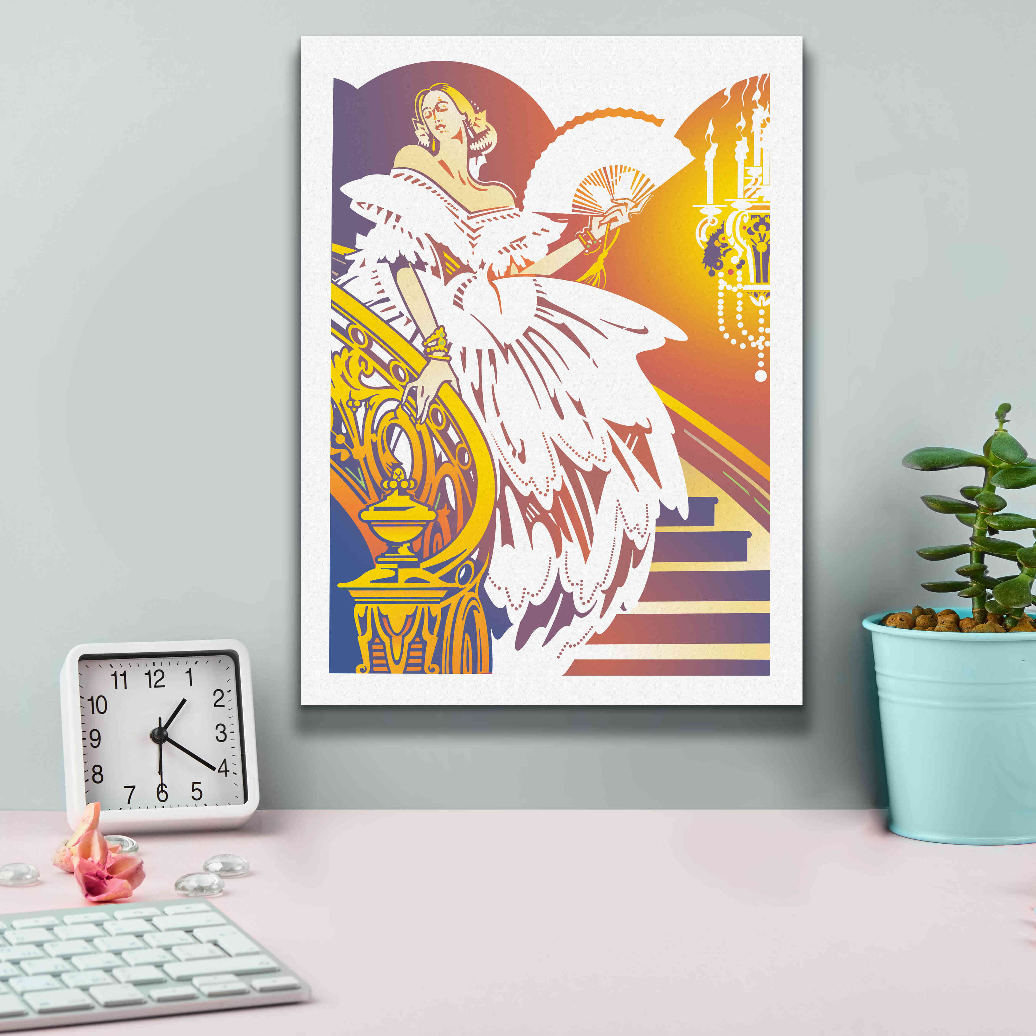 'Anti-Bellum' by David Chestnutt, Giclee Canvas Wall Art,12 x 16
