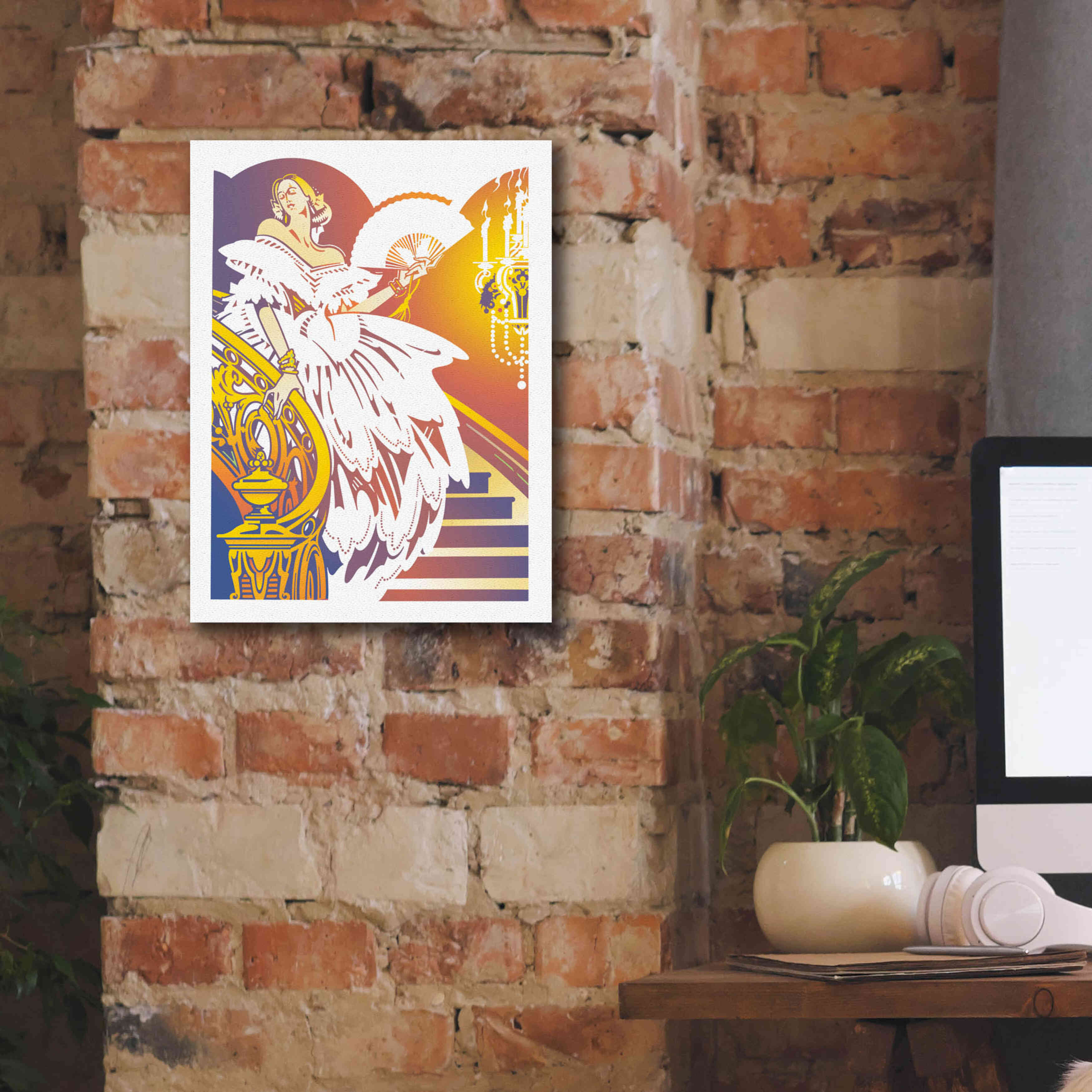 'Anti-Bellum' by David Chestnutt, Giclee Canvas Wall Art,12 x 16