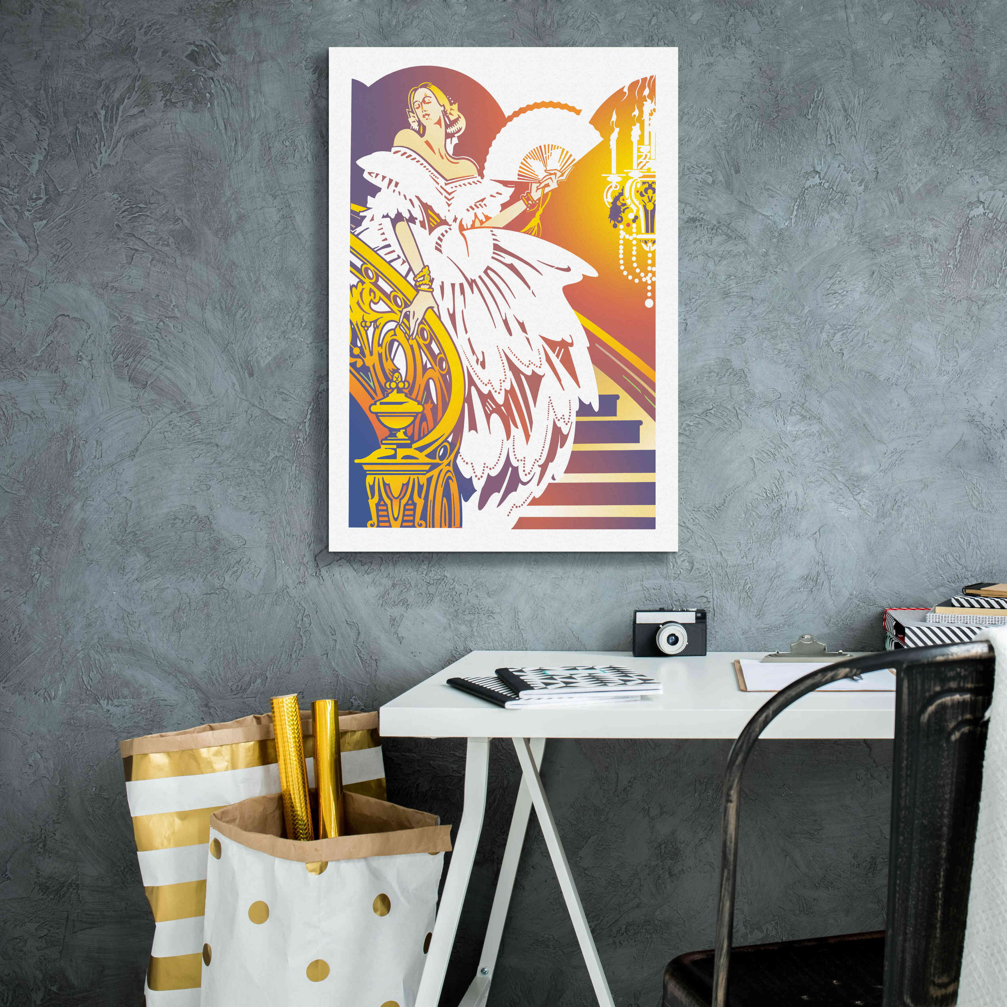 'Anti-Bellum' by David Chestnutt, Giclee Canvas Wall Art,18 x 26