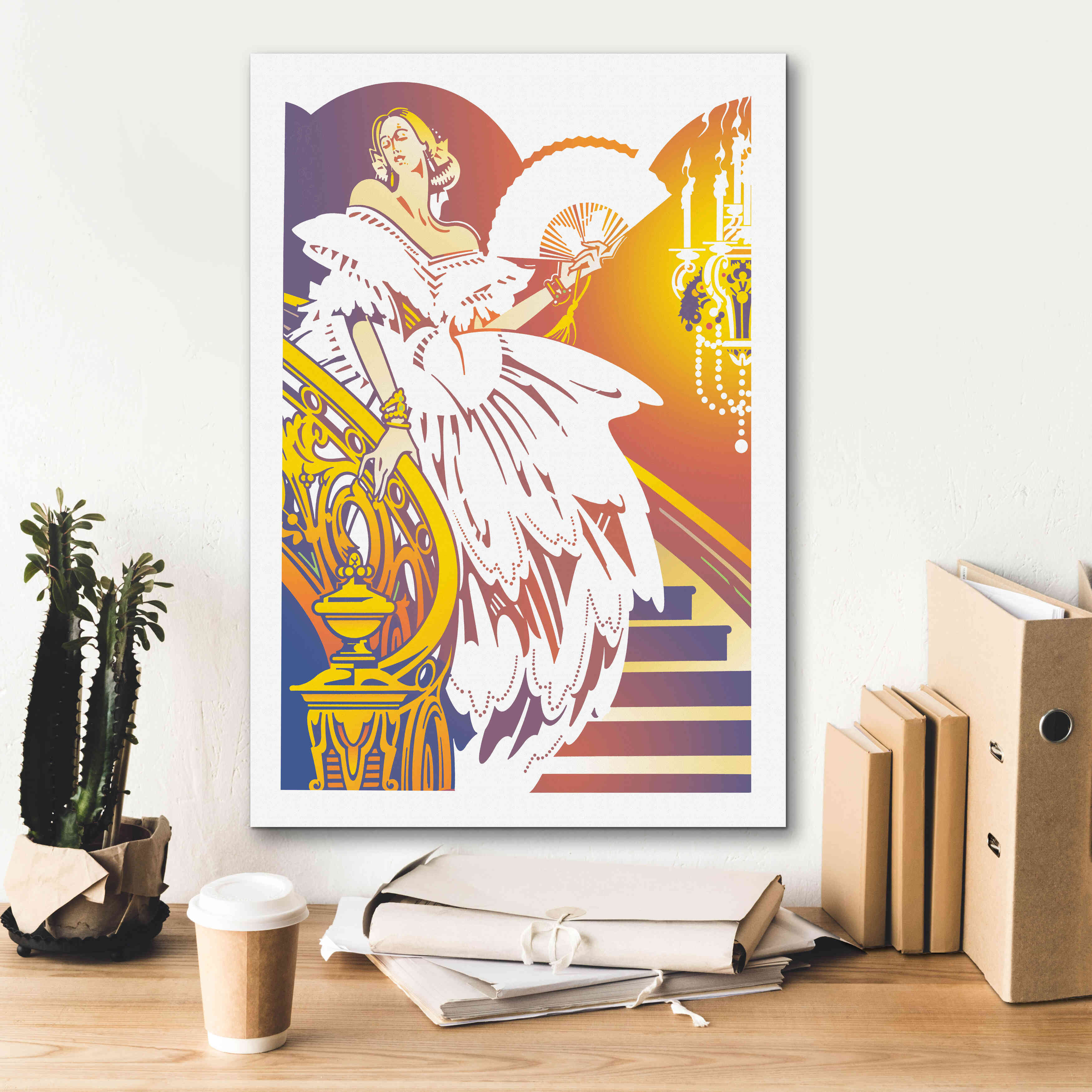 'Anti-Bellum' by David Chestnutt, Giclee Canvas Wall Art,18 x 26
