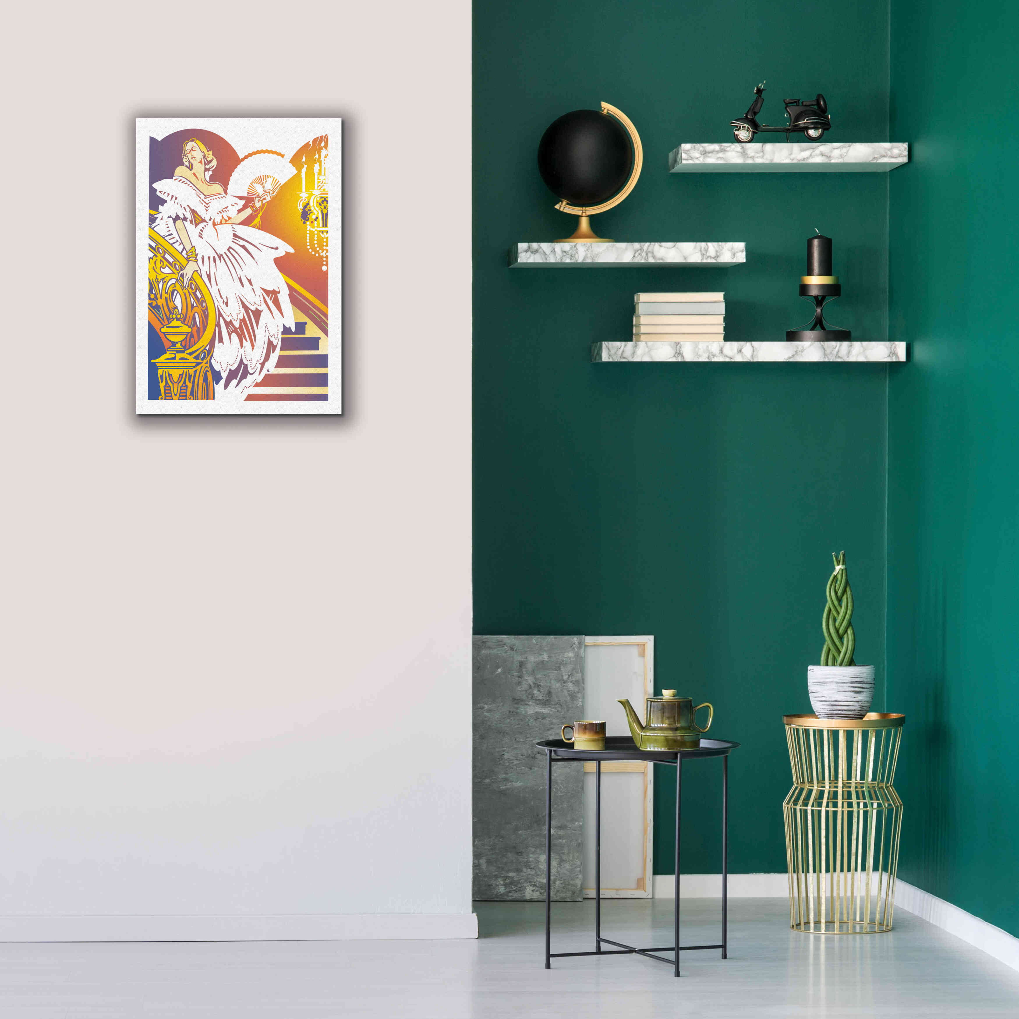 'Anti-Bellum' by David Chestnutt, Giclee Canvas Wall Art,18 x 26