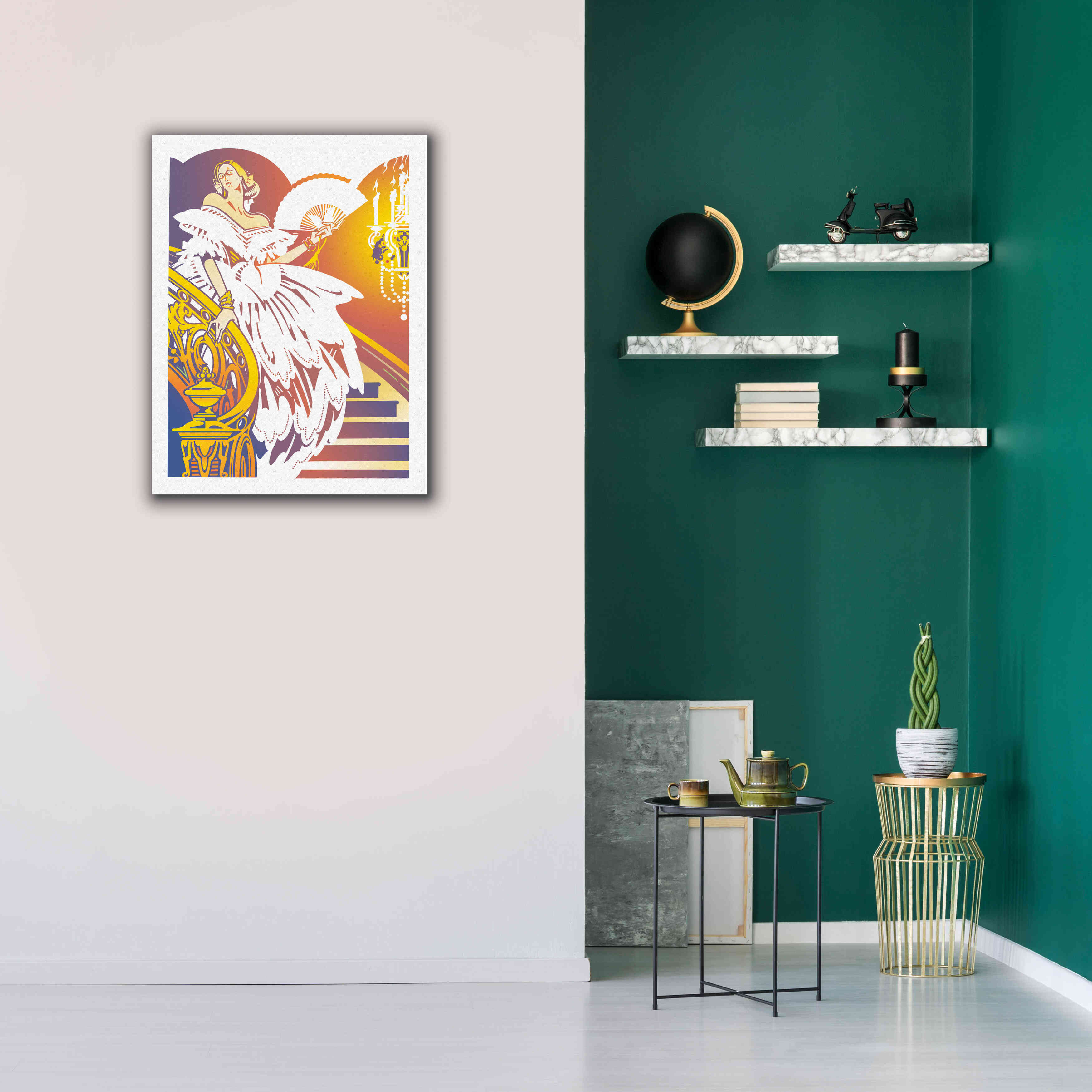 'Anti-Bellum' by David Chestnutt, Giclee Canvas Wall Art,26 x 34