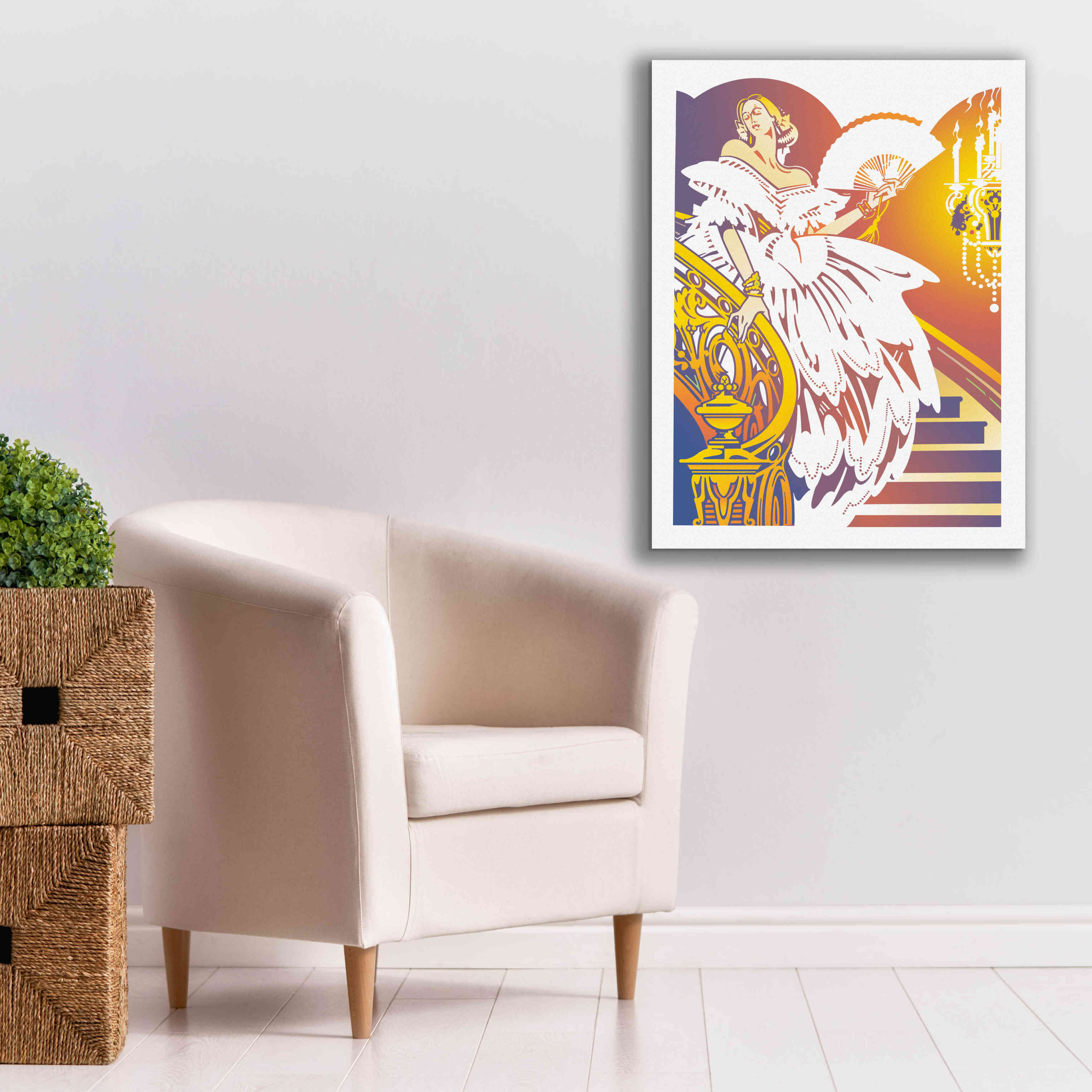 'Anti-Bellum' by David Chestnutt, Giclee Canvas Wall Art,26 x 34