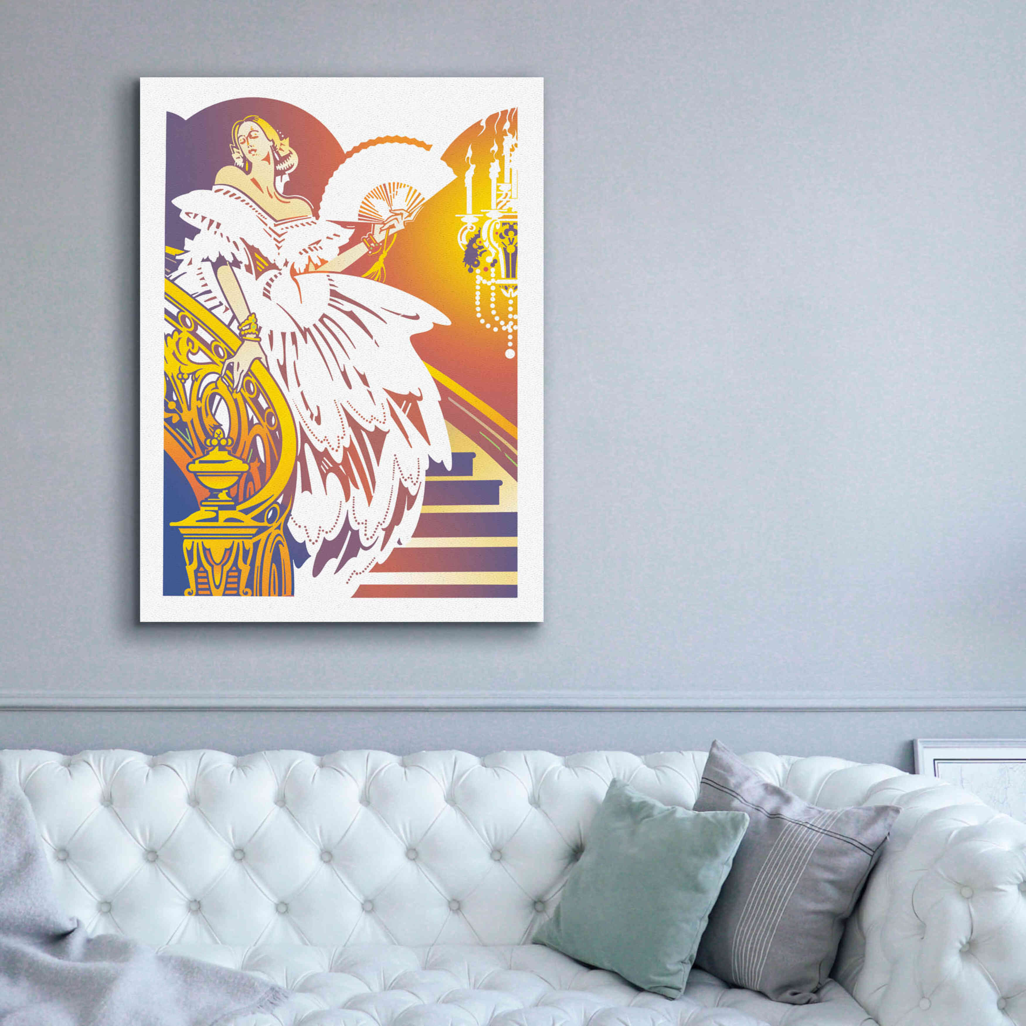 'Anti-Bellum' by David Chestnutt, Giclee Canvas Wall Art,40 x 54