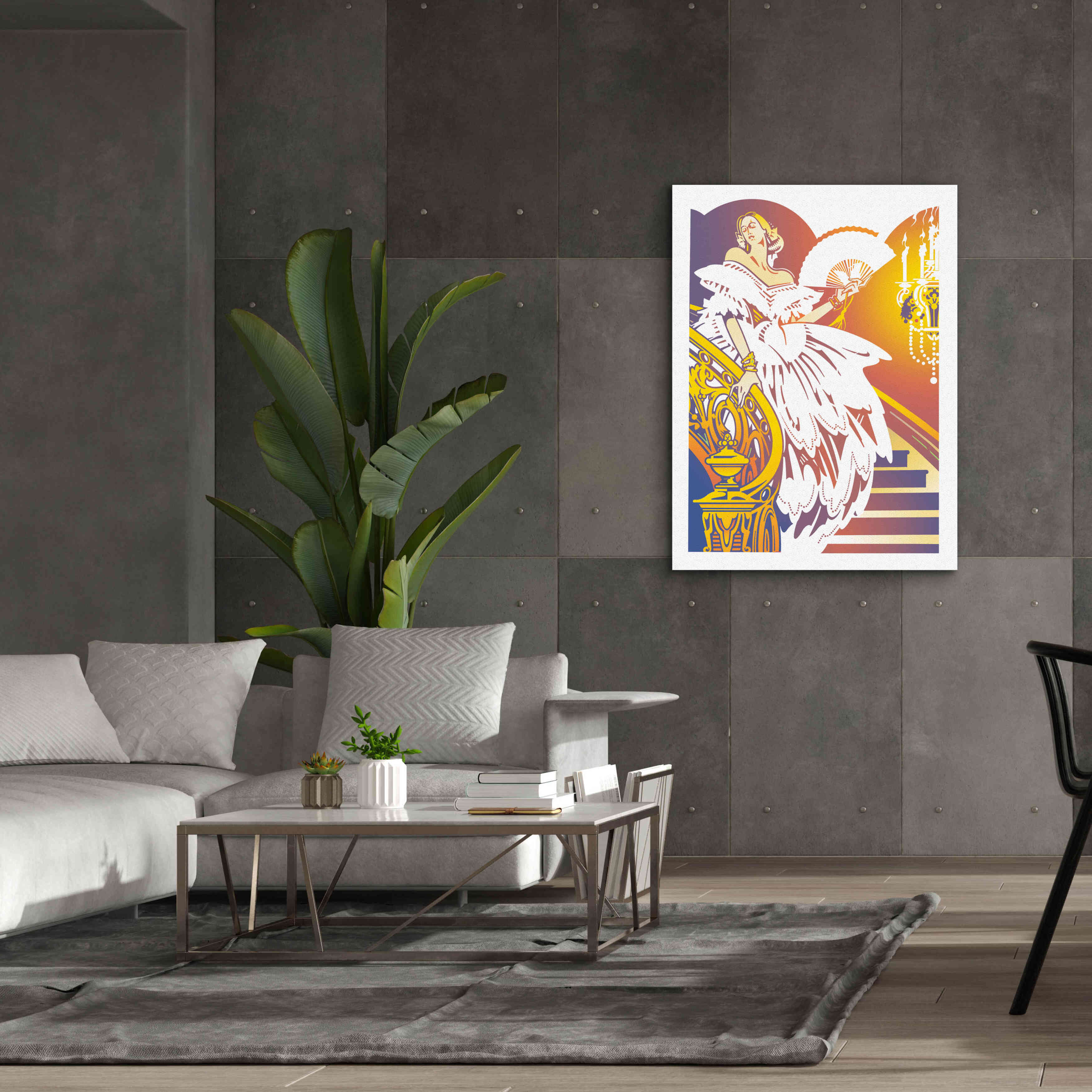 'Anti-Bellum' by David Chestnutt, Giclee Canvas Wall Art,40 x 54